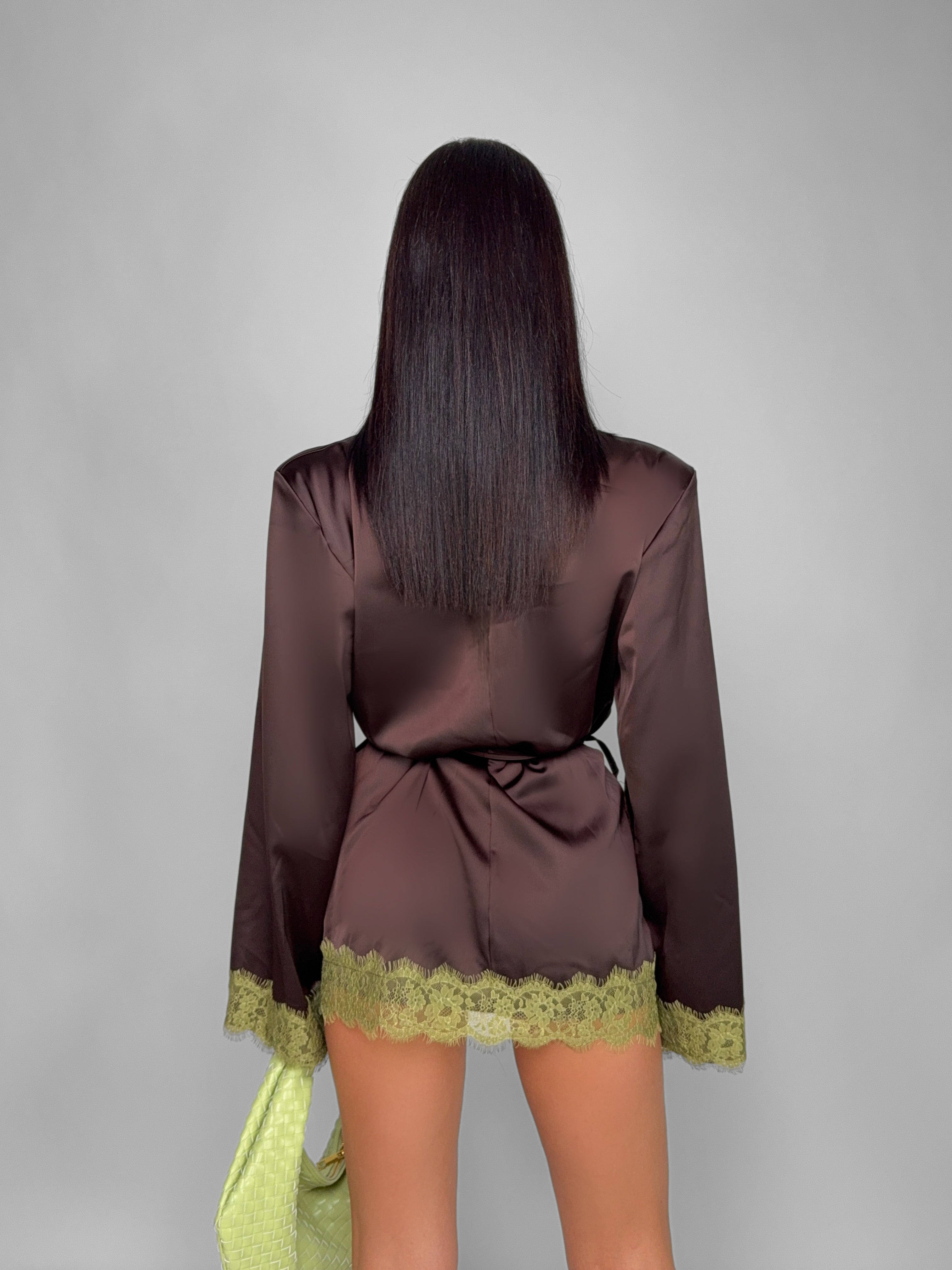 Abito Lace Divine-Brown