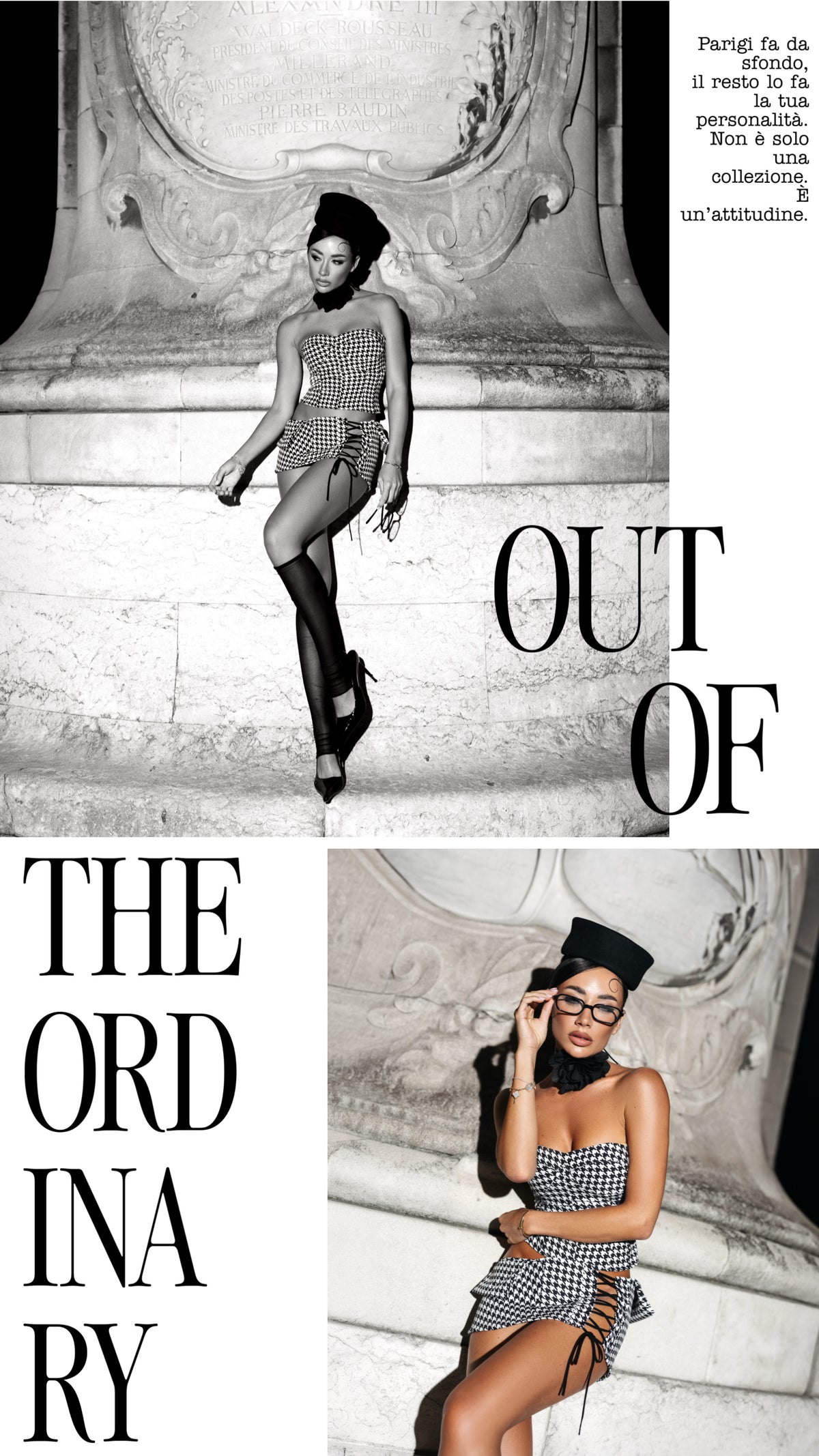 Coord set Trouble Maker-Pied de Poule