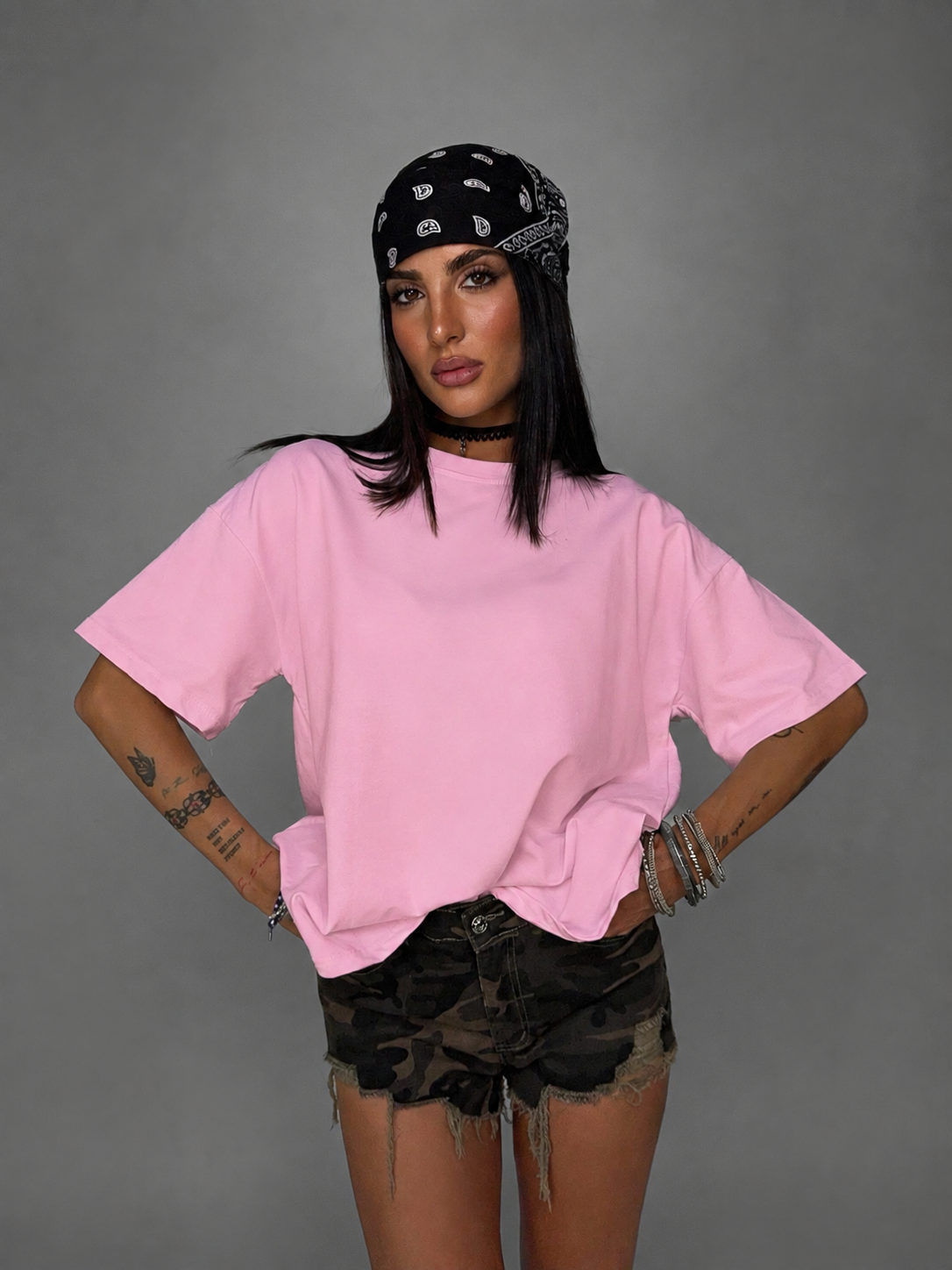 T-Shirt Baggy-Pink