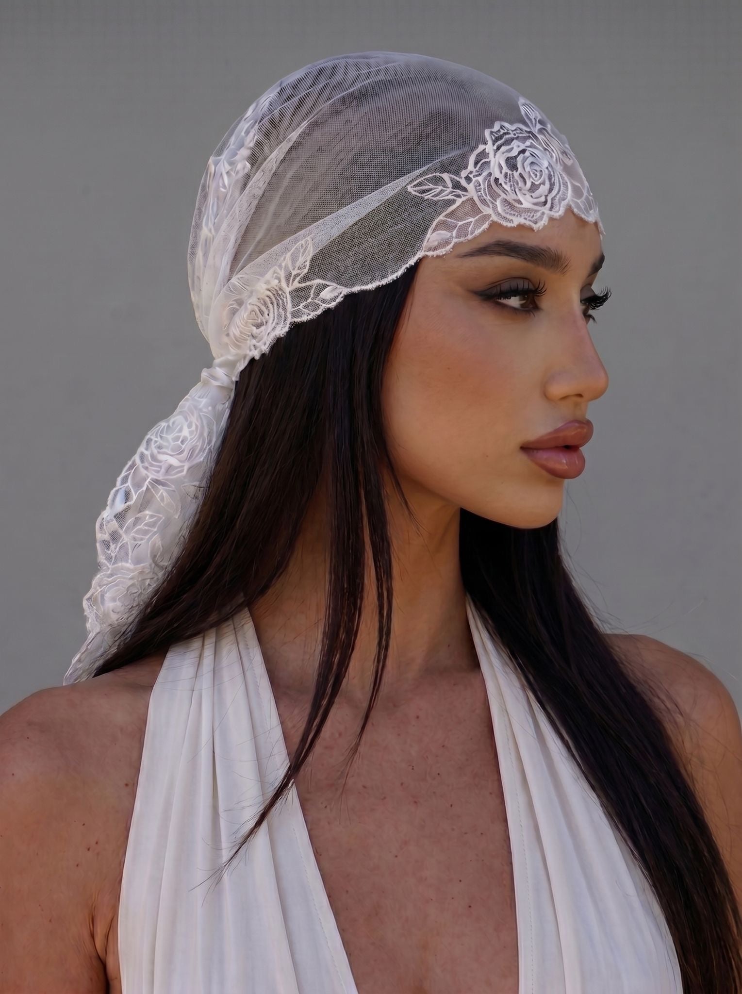 Bandana Rose Veil