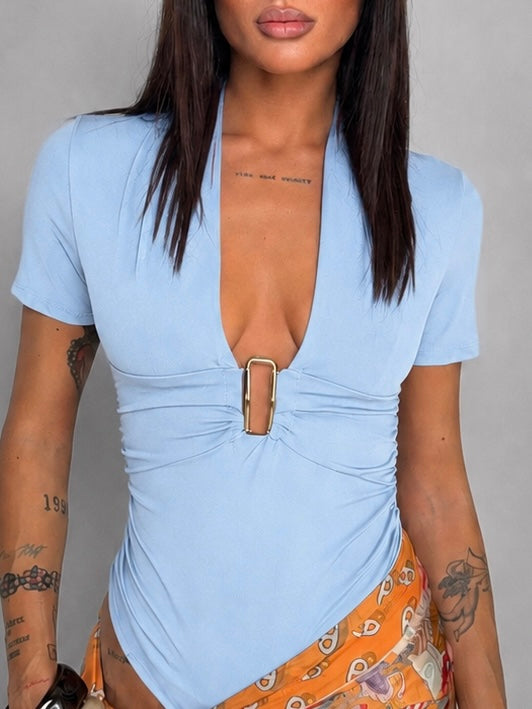 Body Gold Link-Light Blue