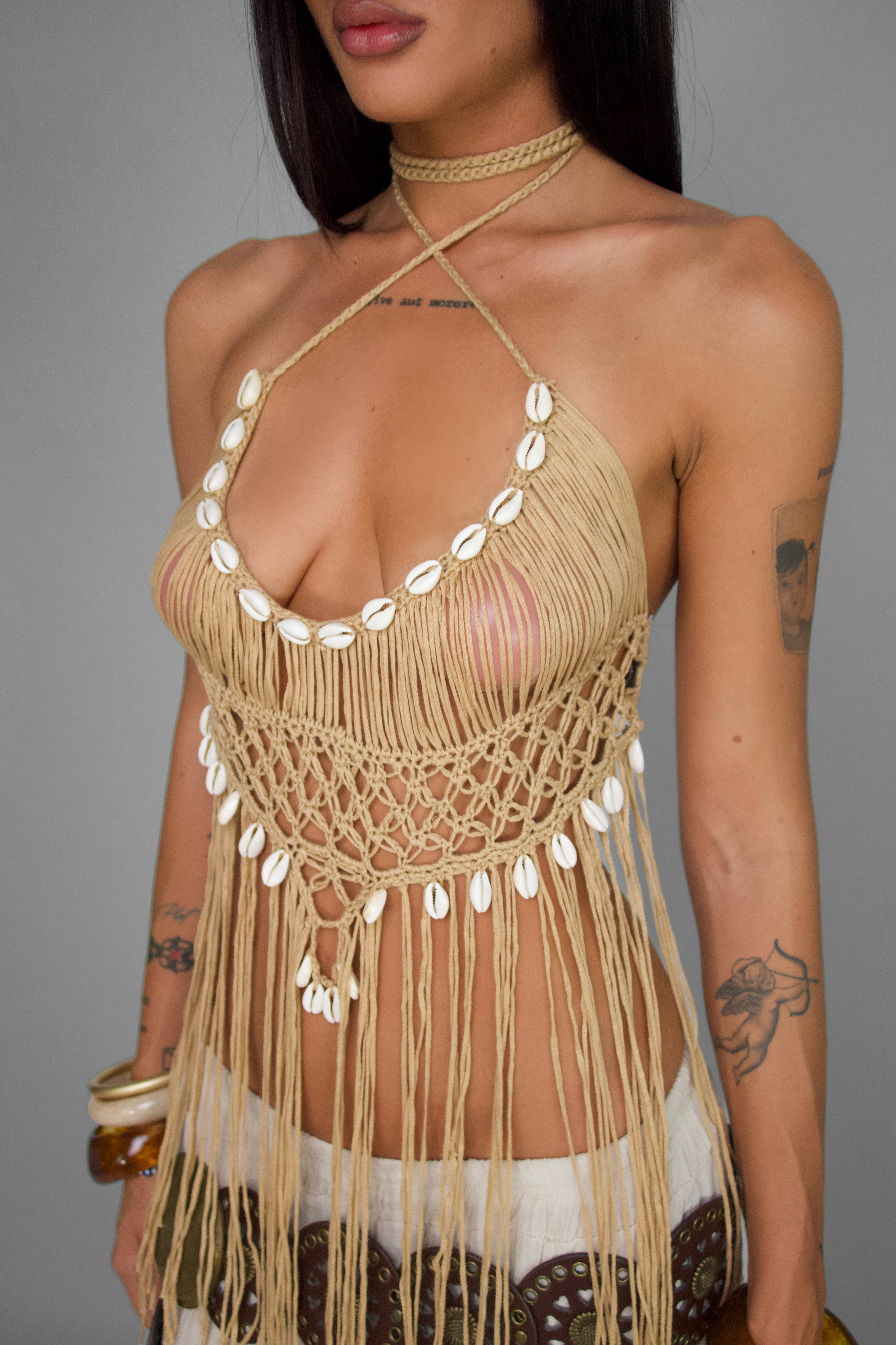 Top Seashell-Beige