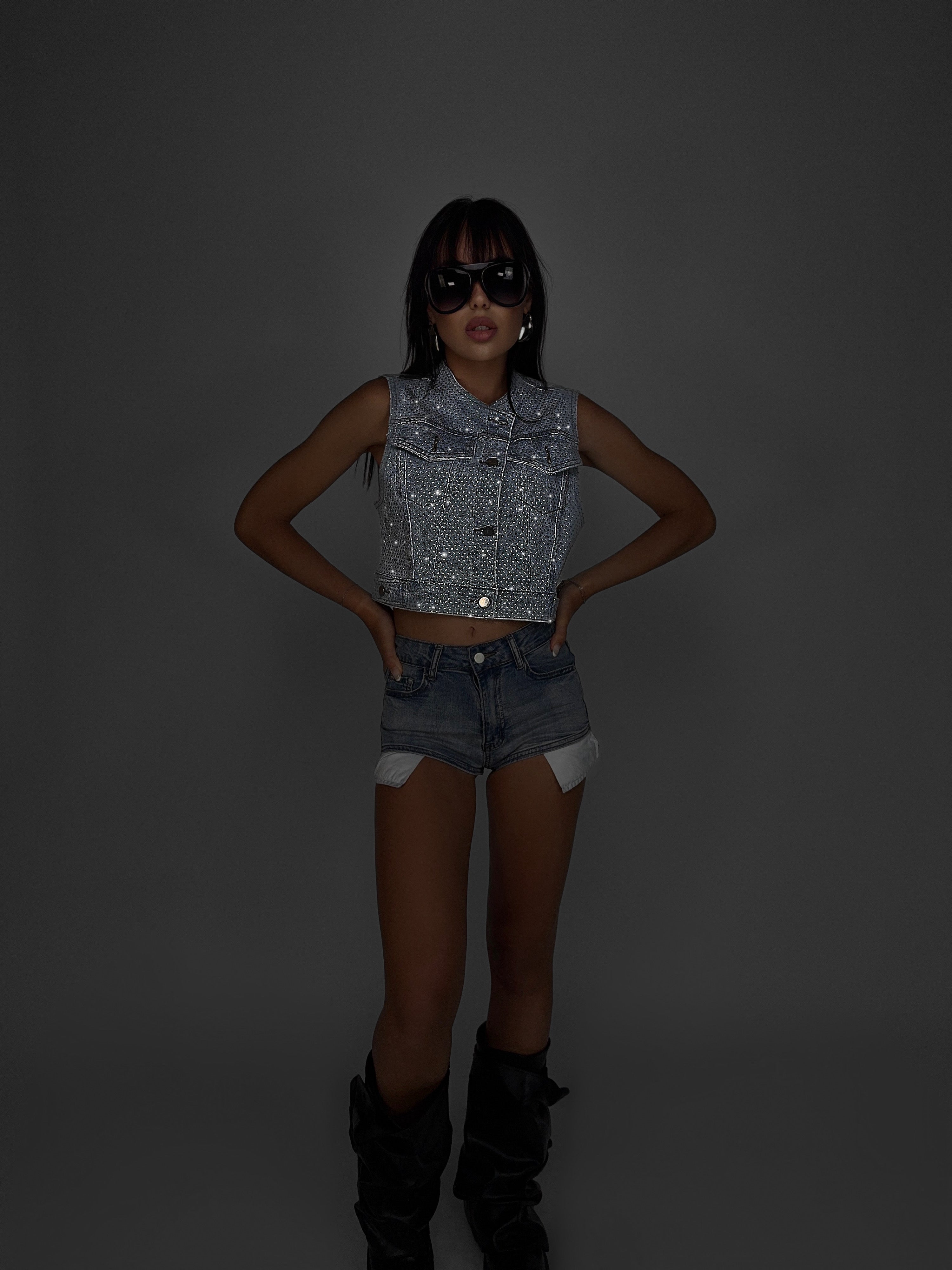 Total Look Cosmic Denim