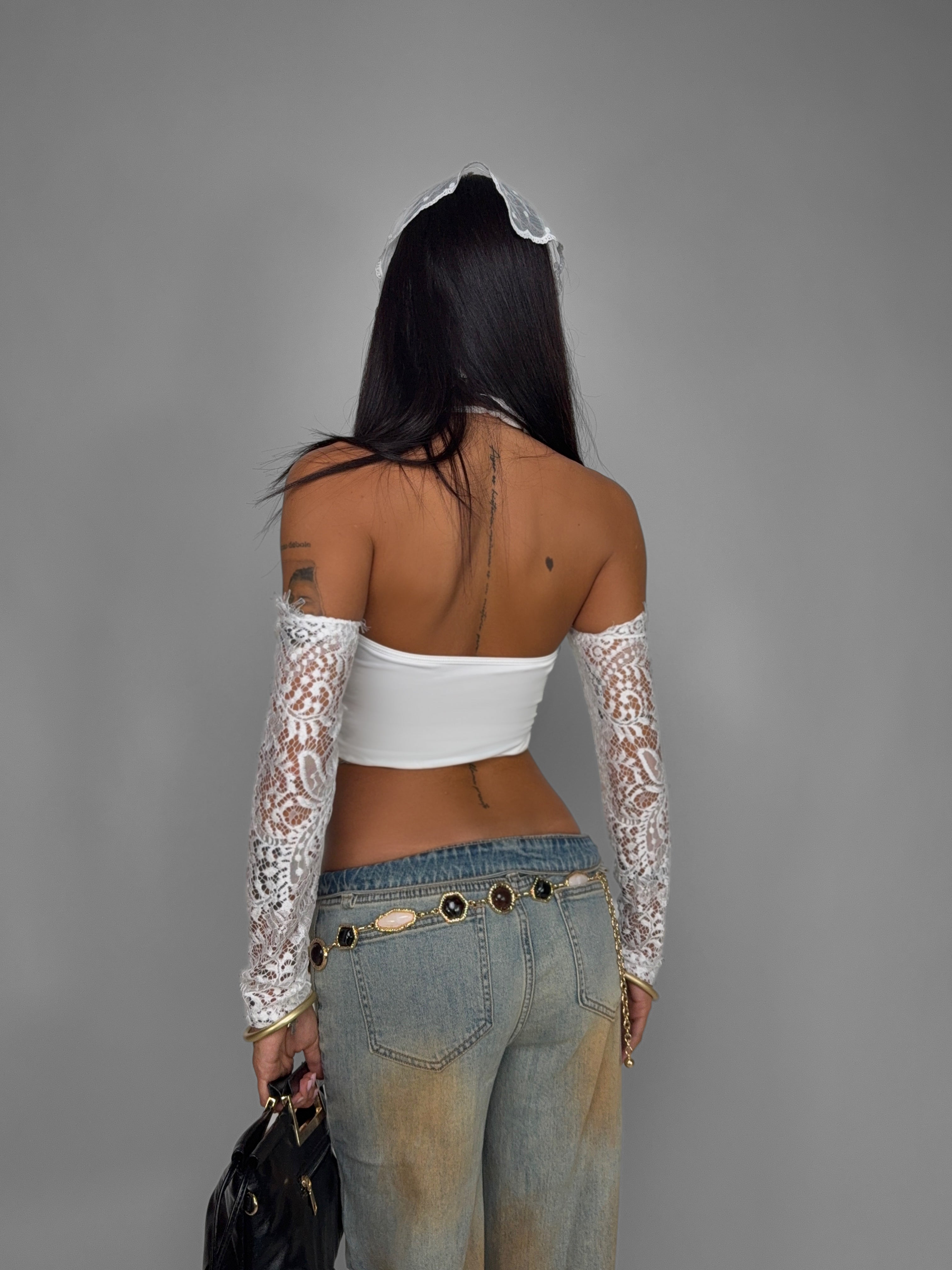 Corset Double Line-White