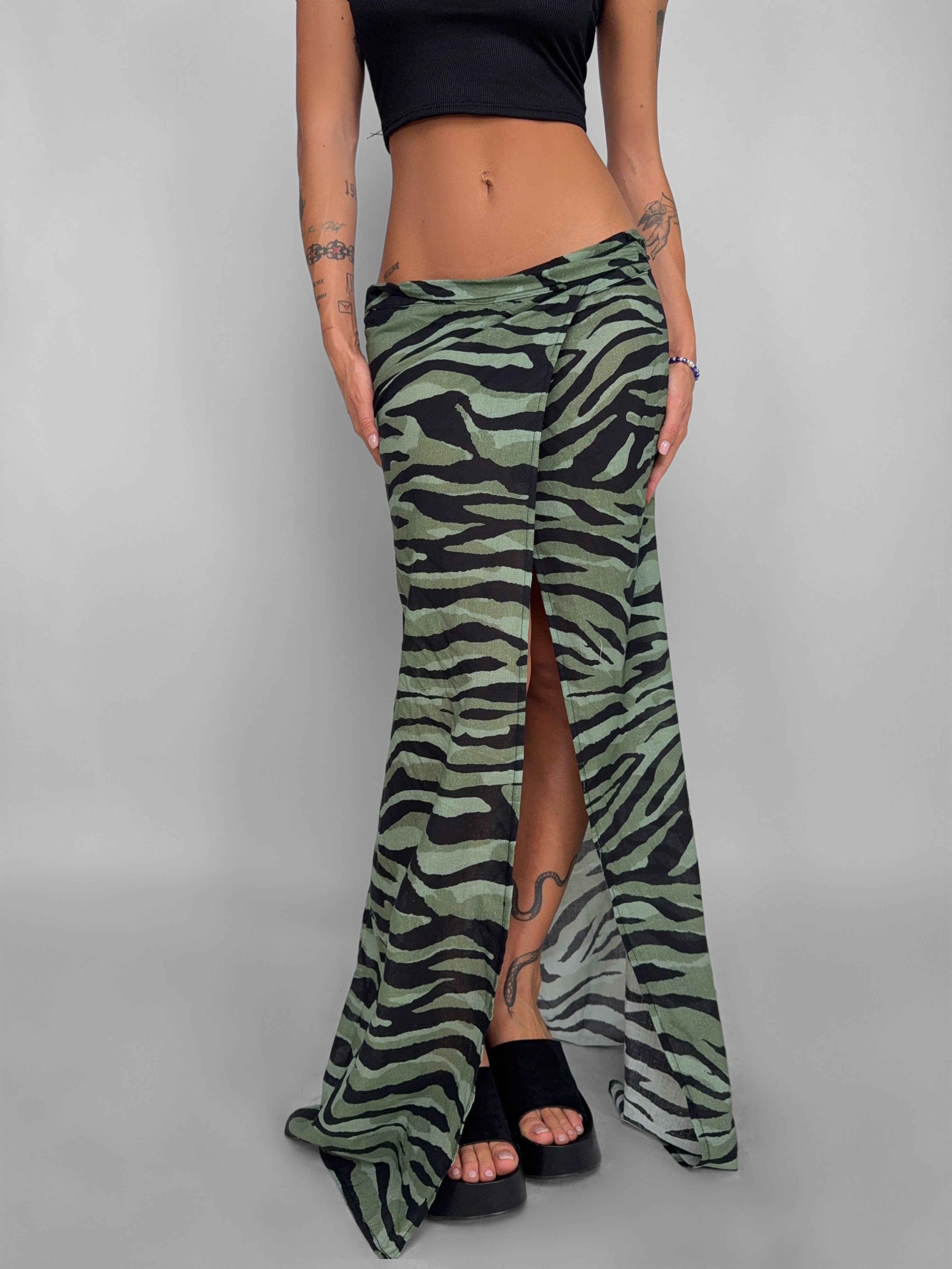 Gonna Foulard Fantasy-Green