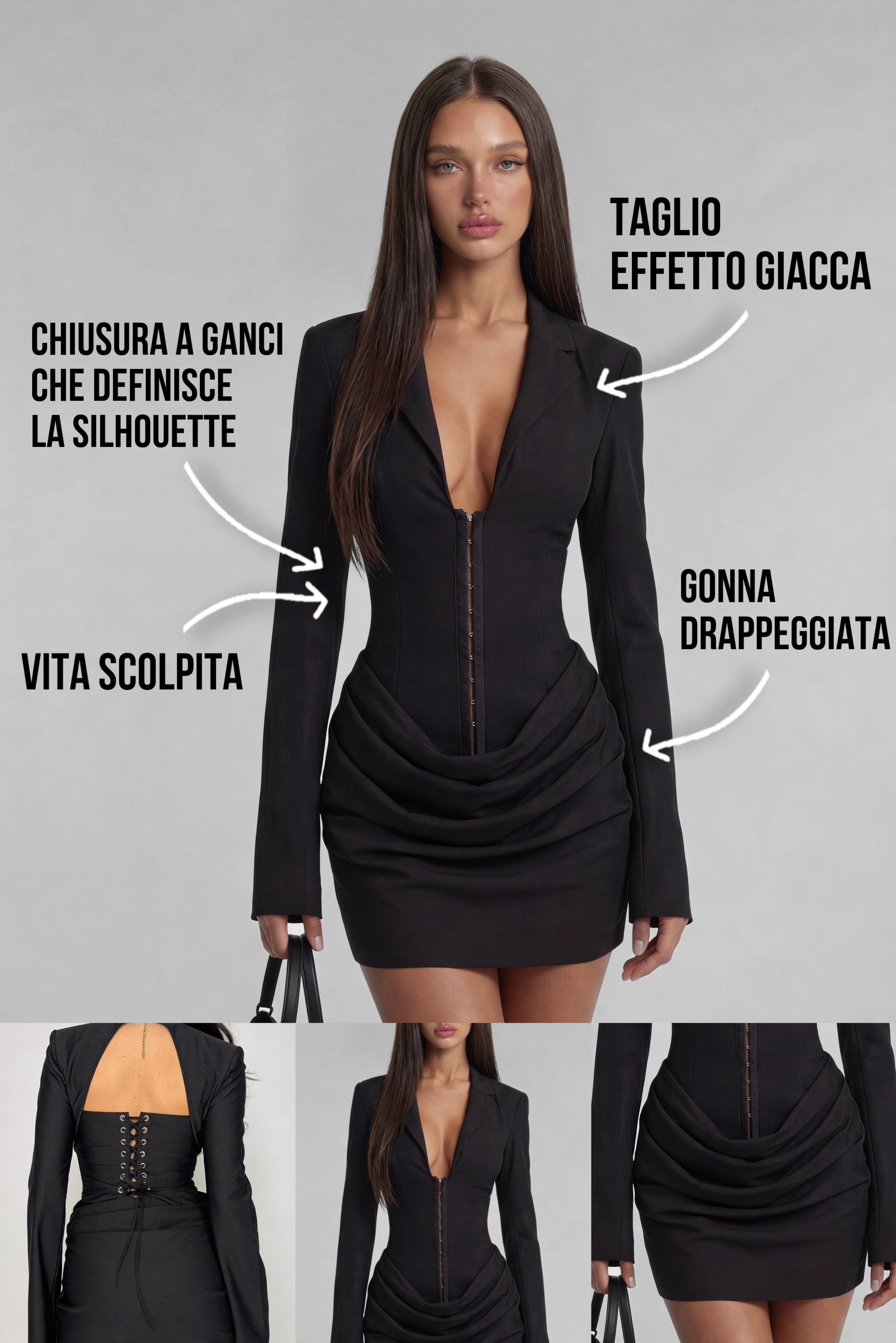 Abito Sculpt Georgina