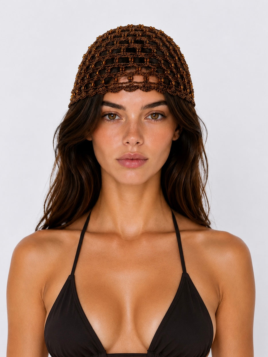 Cappello Crochet Spark-Brown