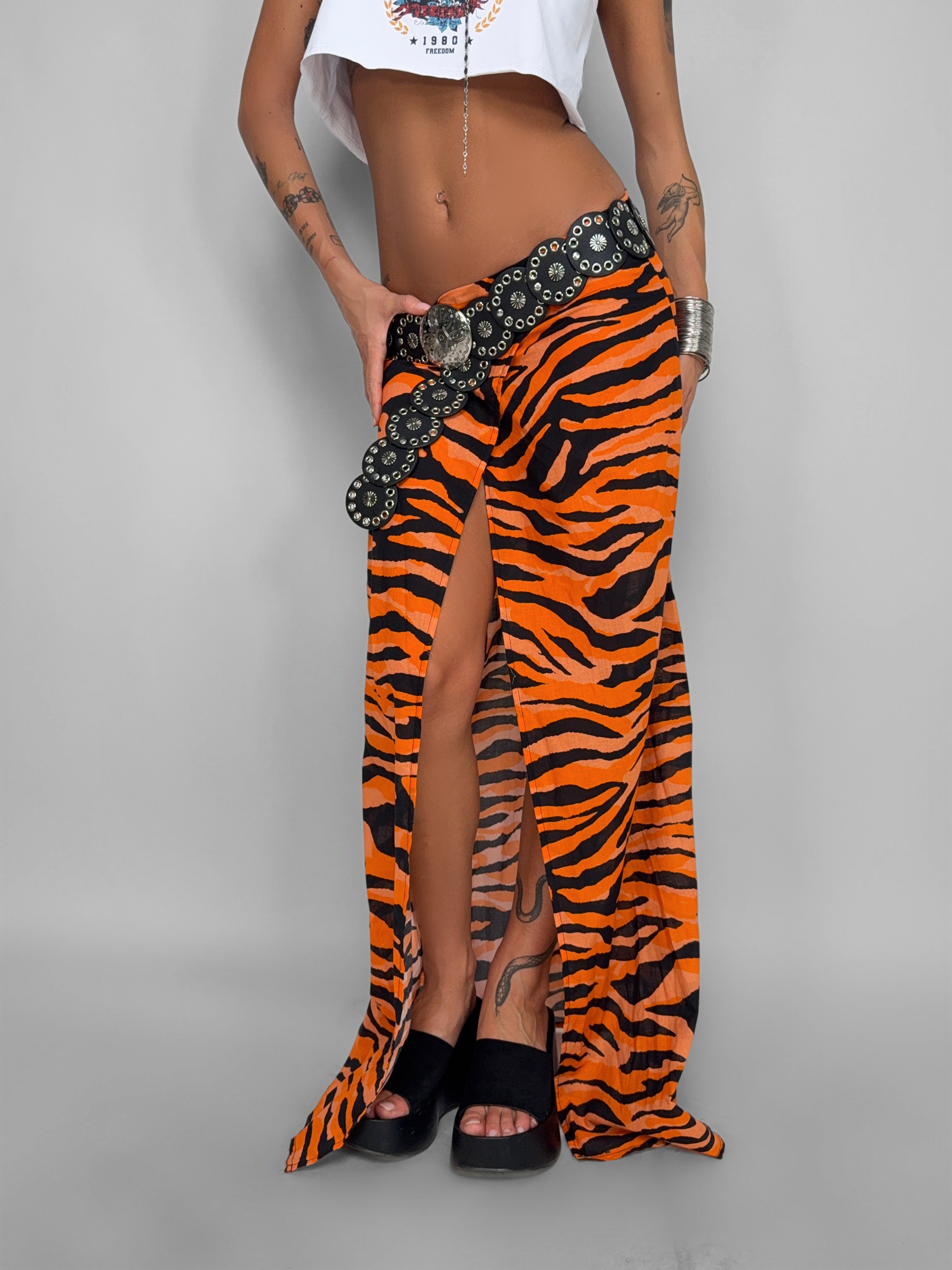 Gonna Foulard Fantasy-Orange