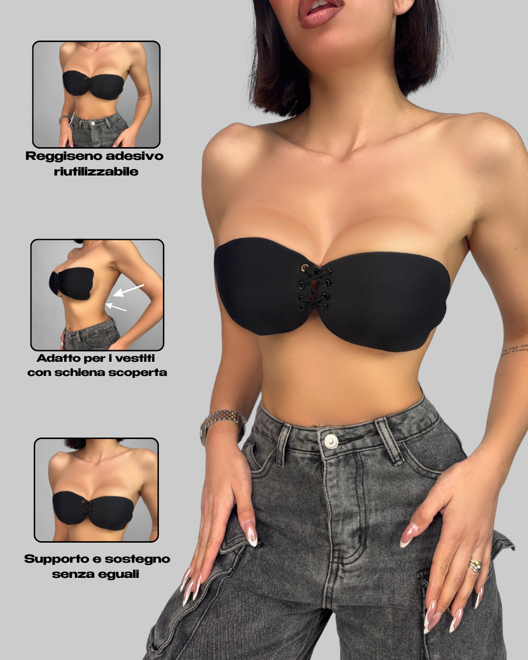 Reggiseno Invisible Push Up + 2