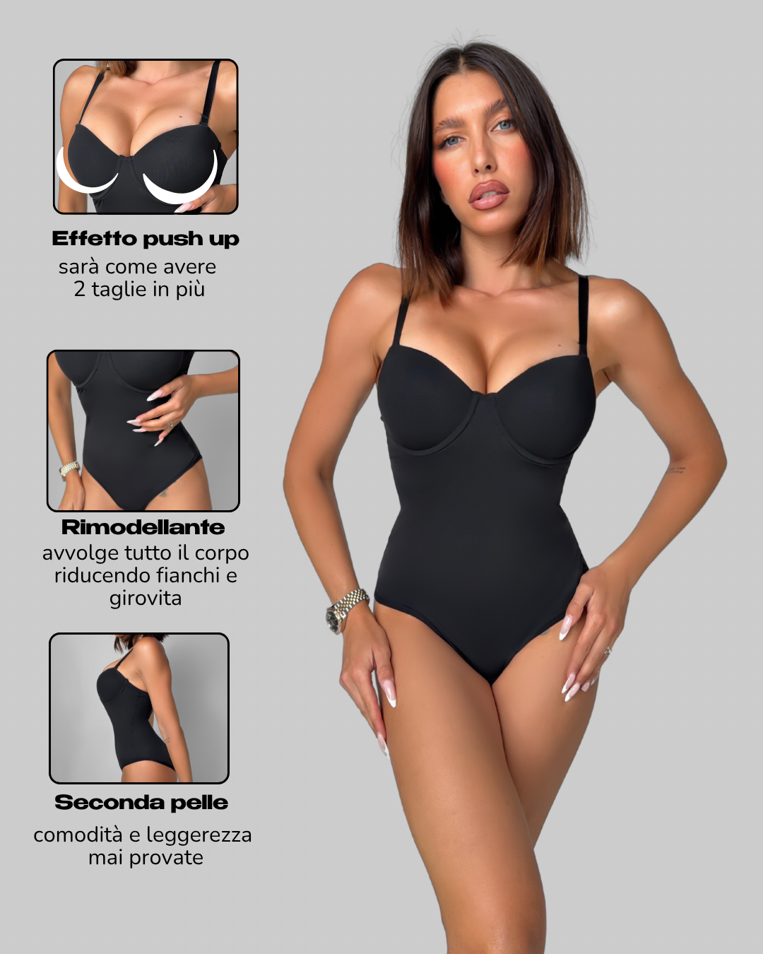 Body Slimming & Push Up- Black