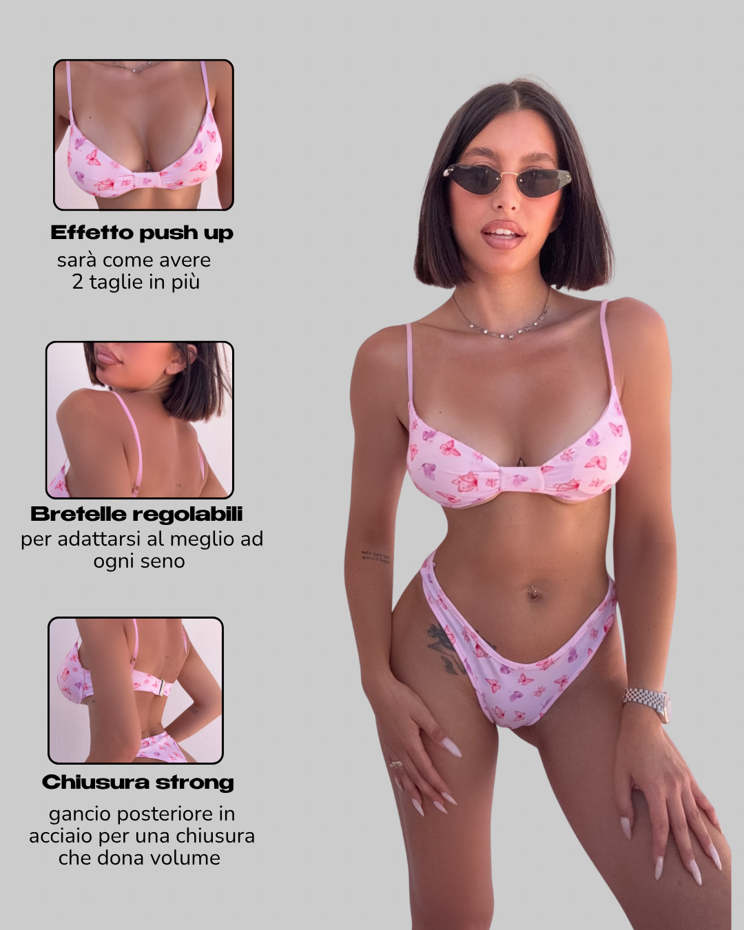 Bikini Push Up + 2 Taglie Lily