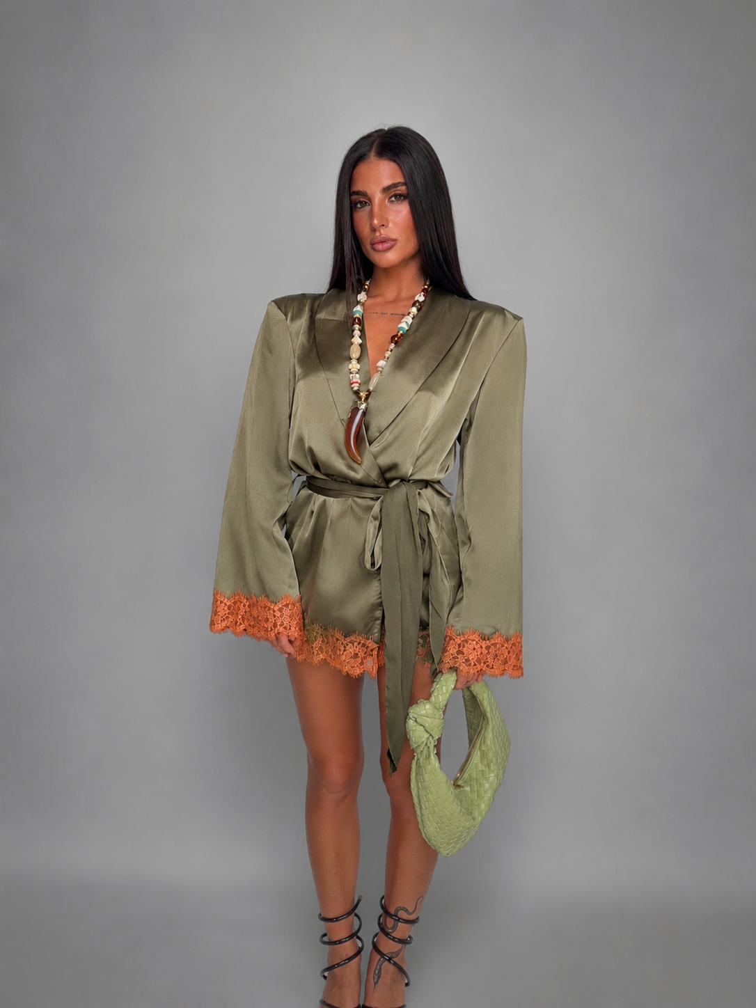 Abito Lace Divine-Green