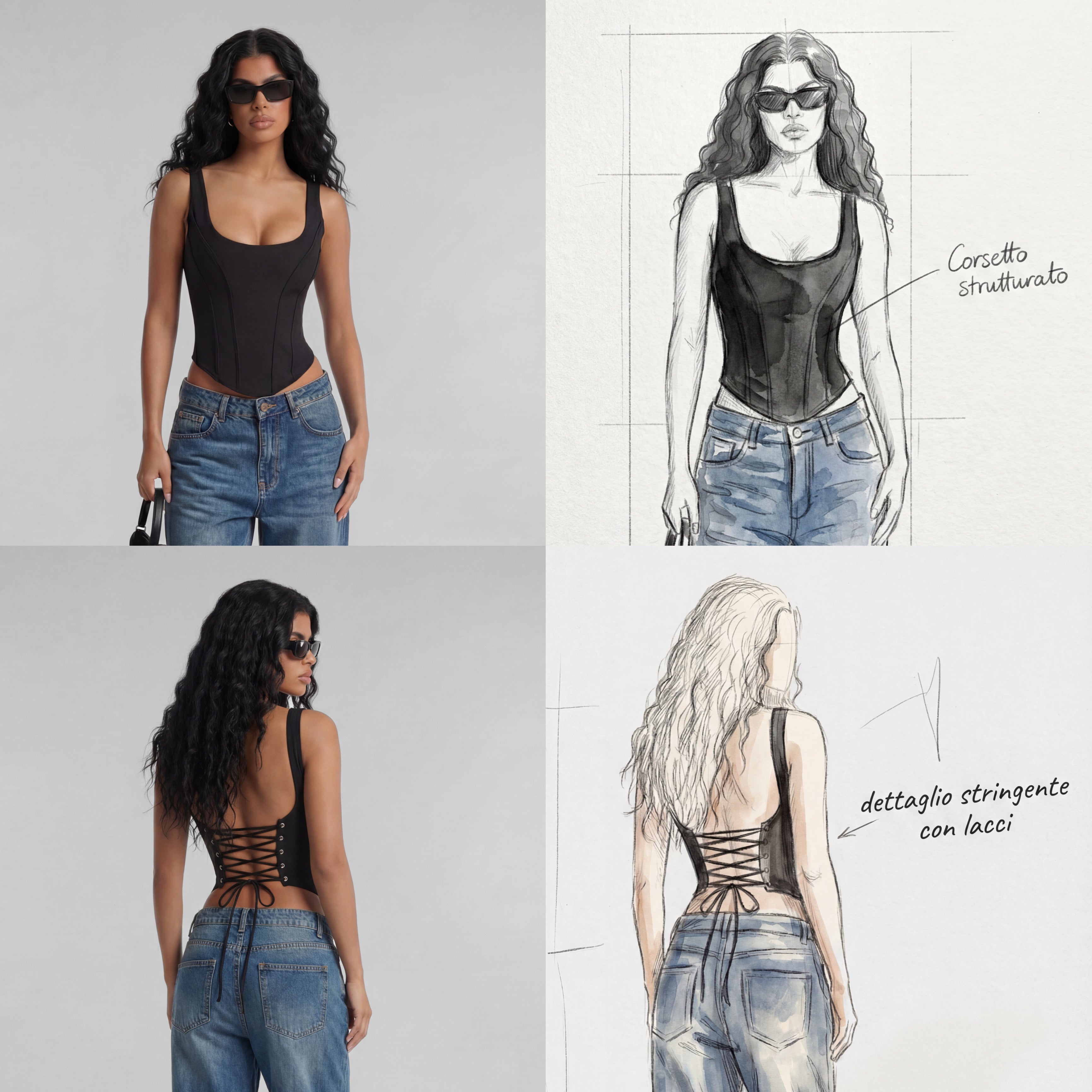 Corset Sculpt Kylie-Black