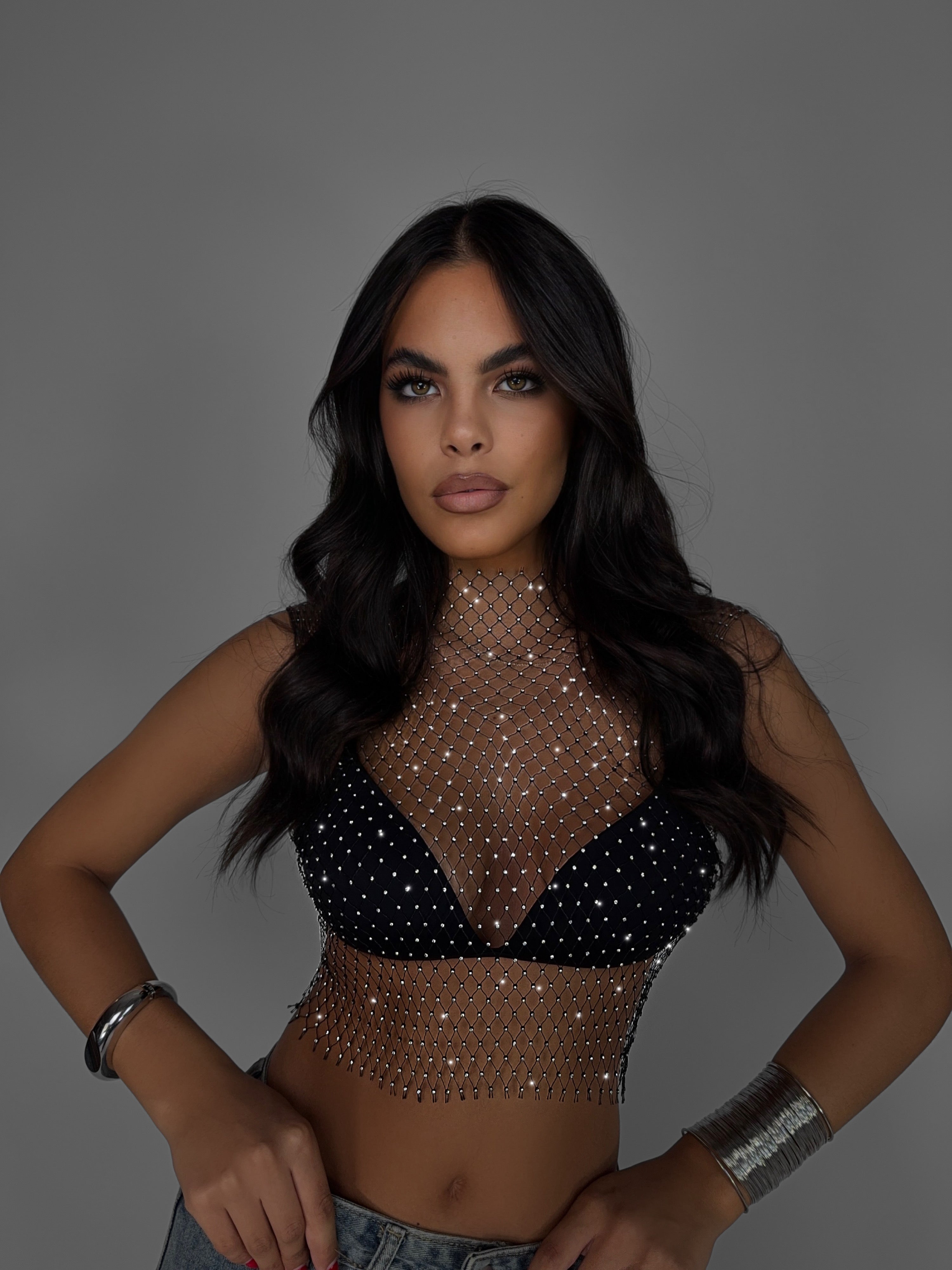 Top Crystal Mesh