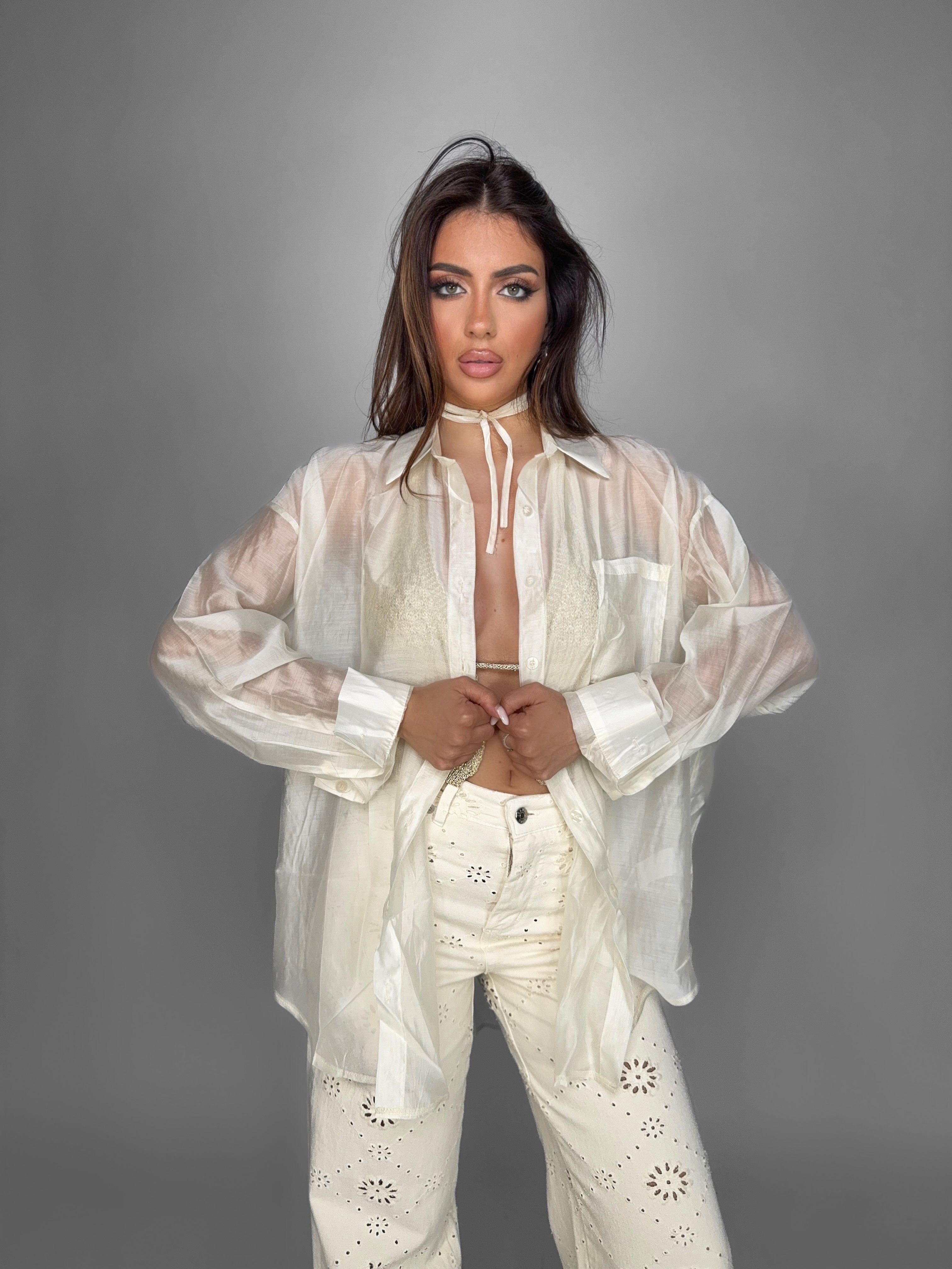 Camicia Whisper-Panna