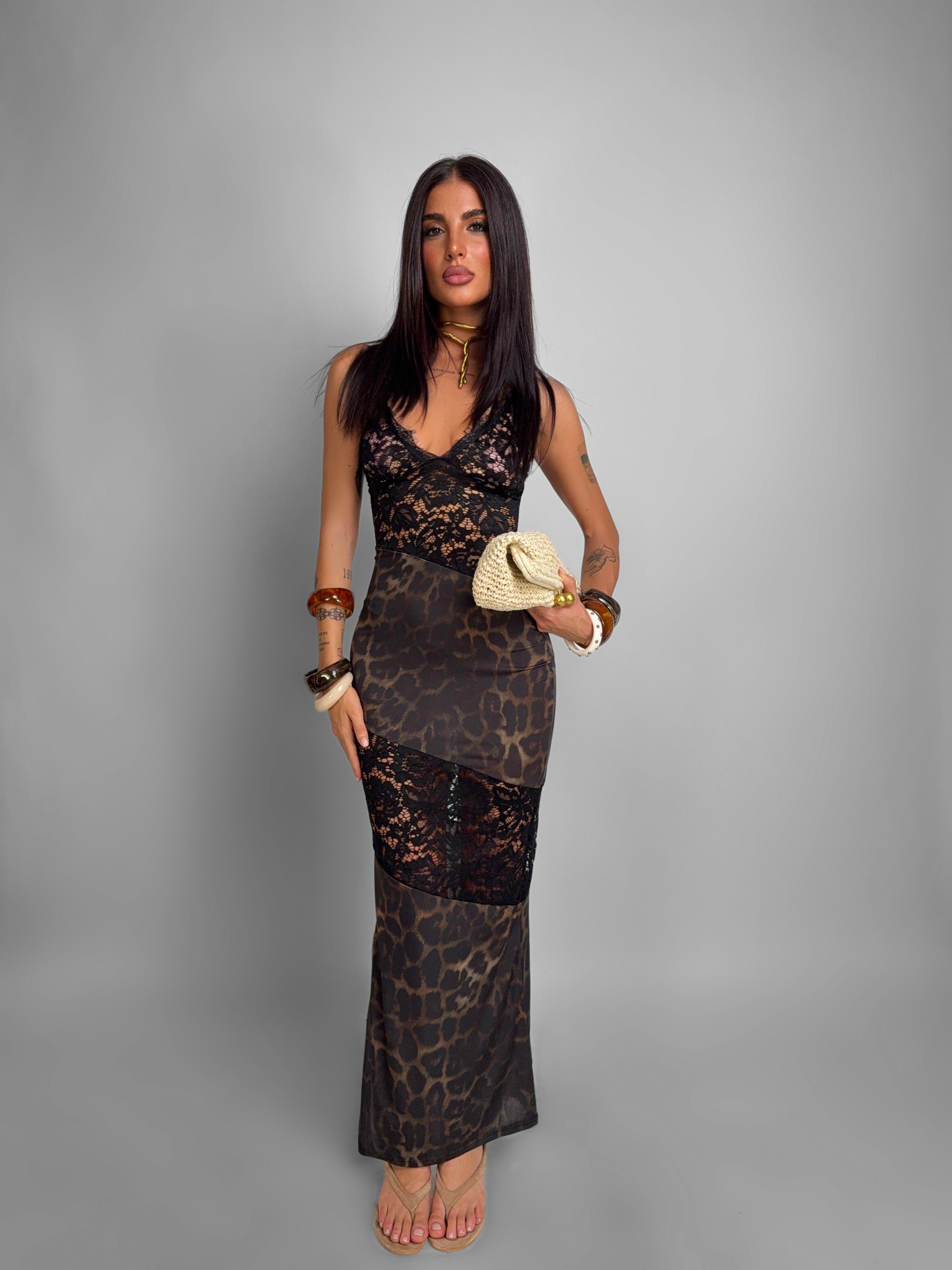 Abito Leopard Deluxe
