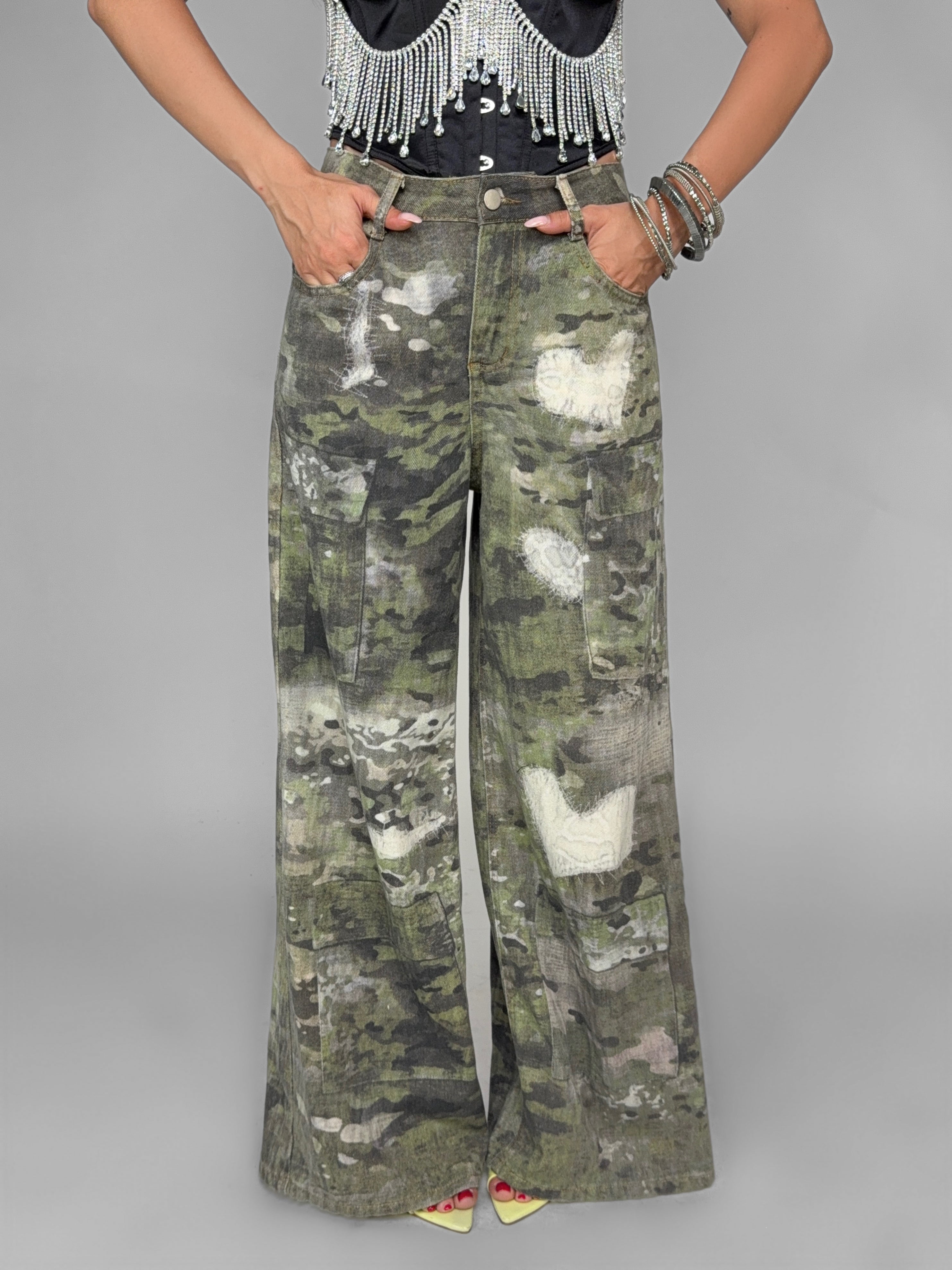 Jeans Army Patch