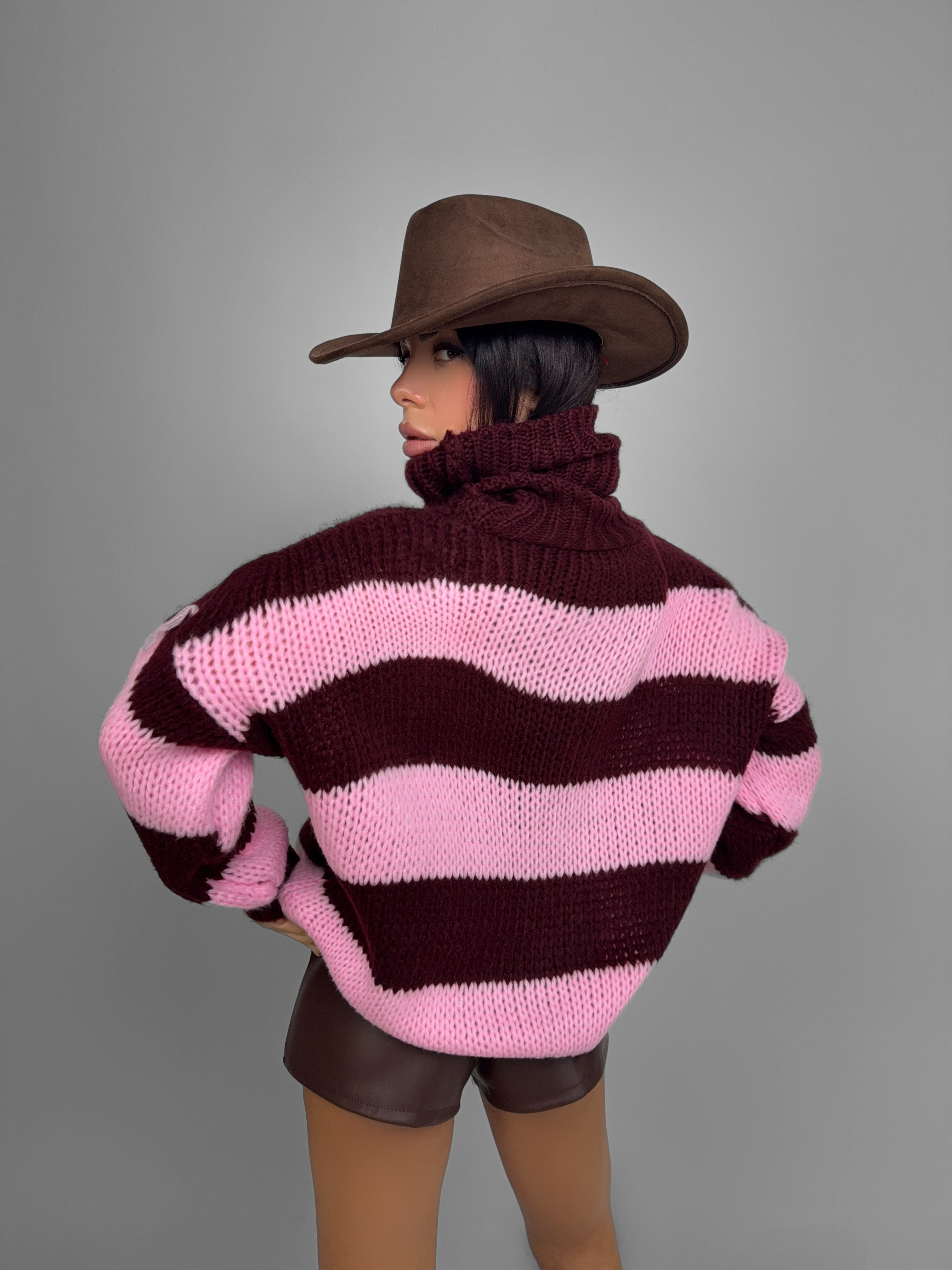 Maxi Maglione Ruler - Pink