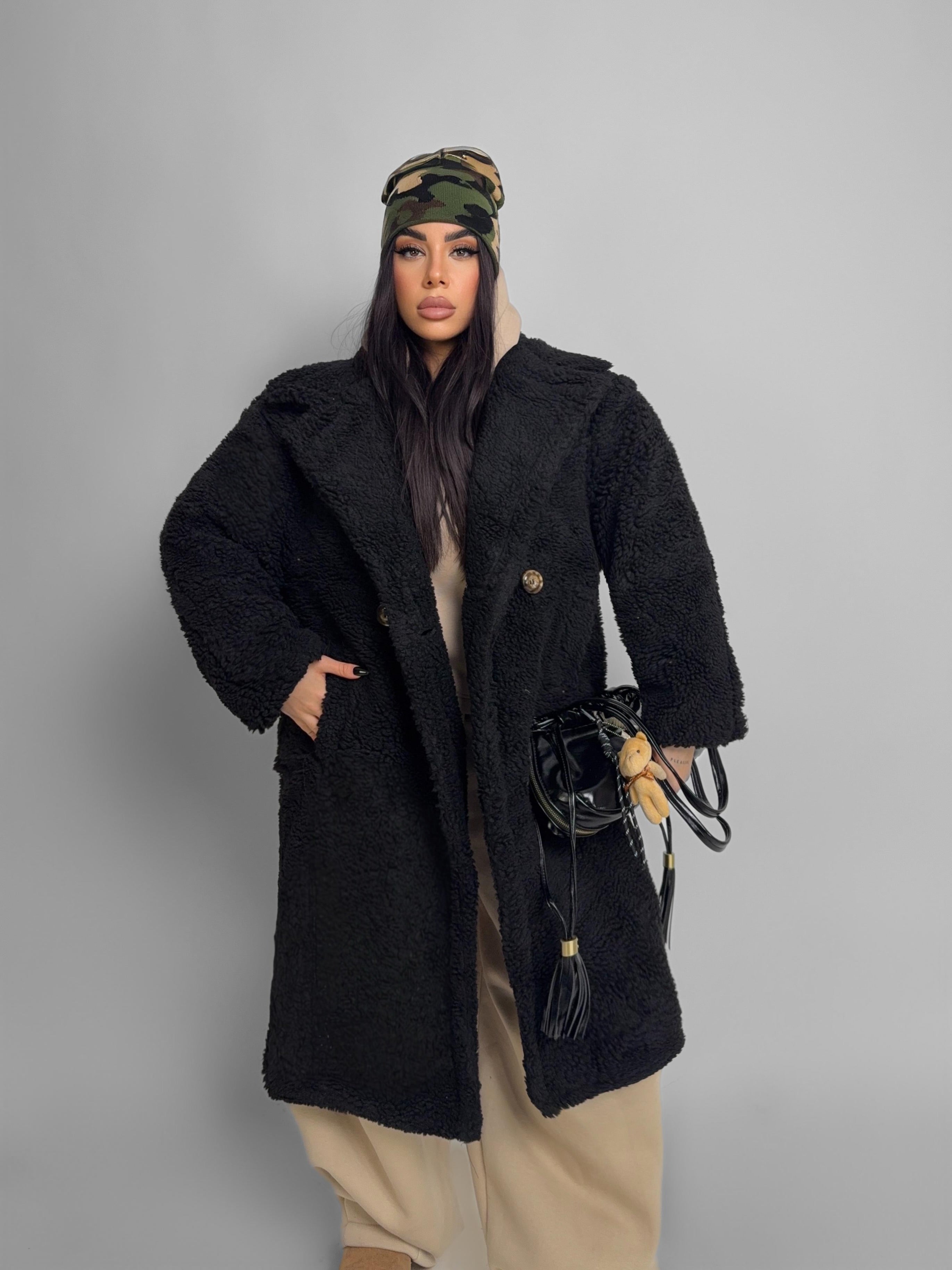 Pelliccia Teddy Bear-Black