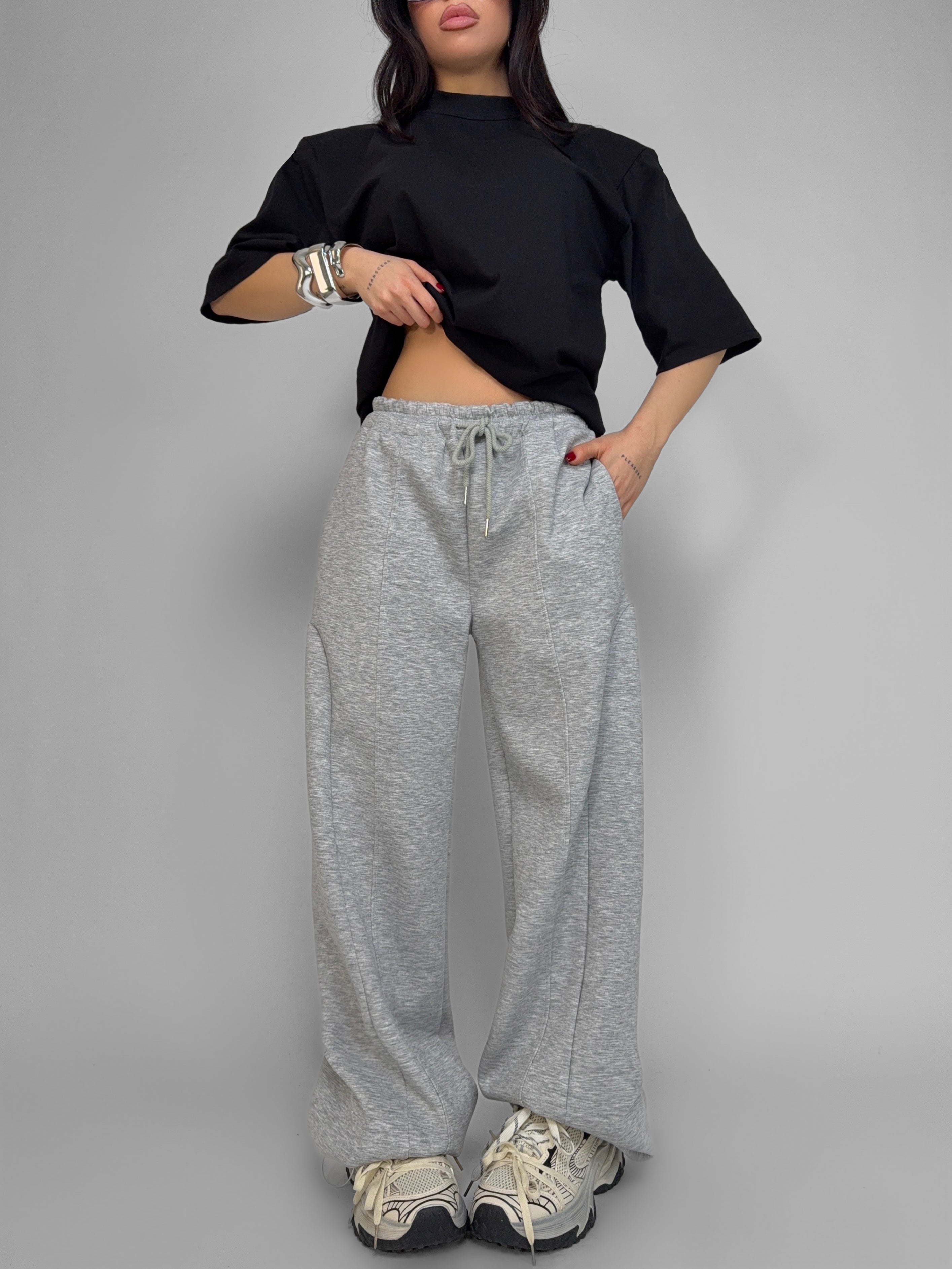 Pantalone Running - Grey