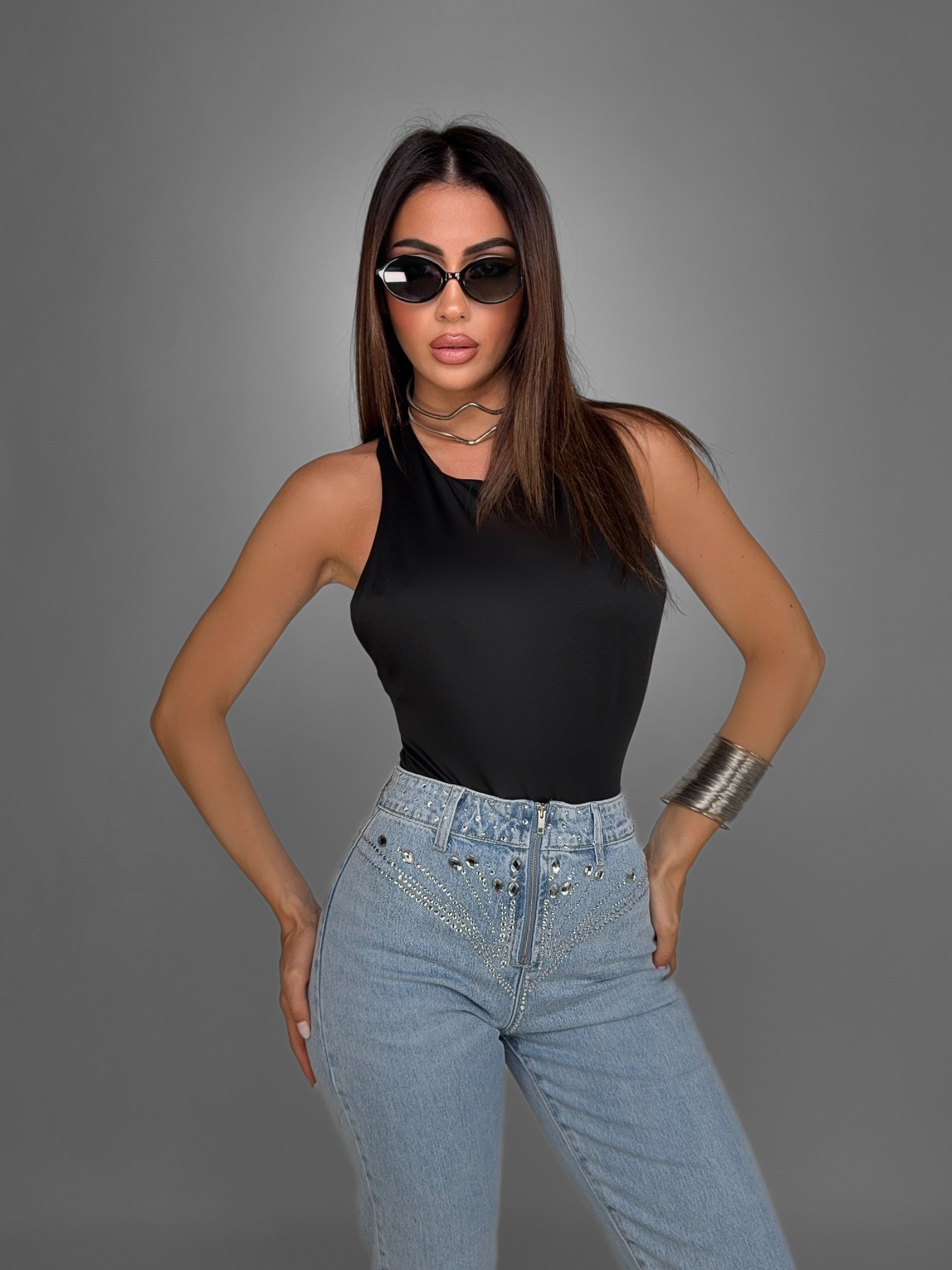 Body Sensual Back-Black