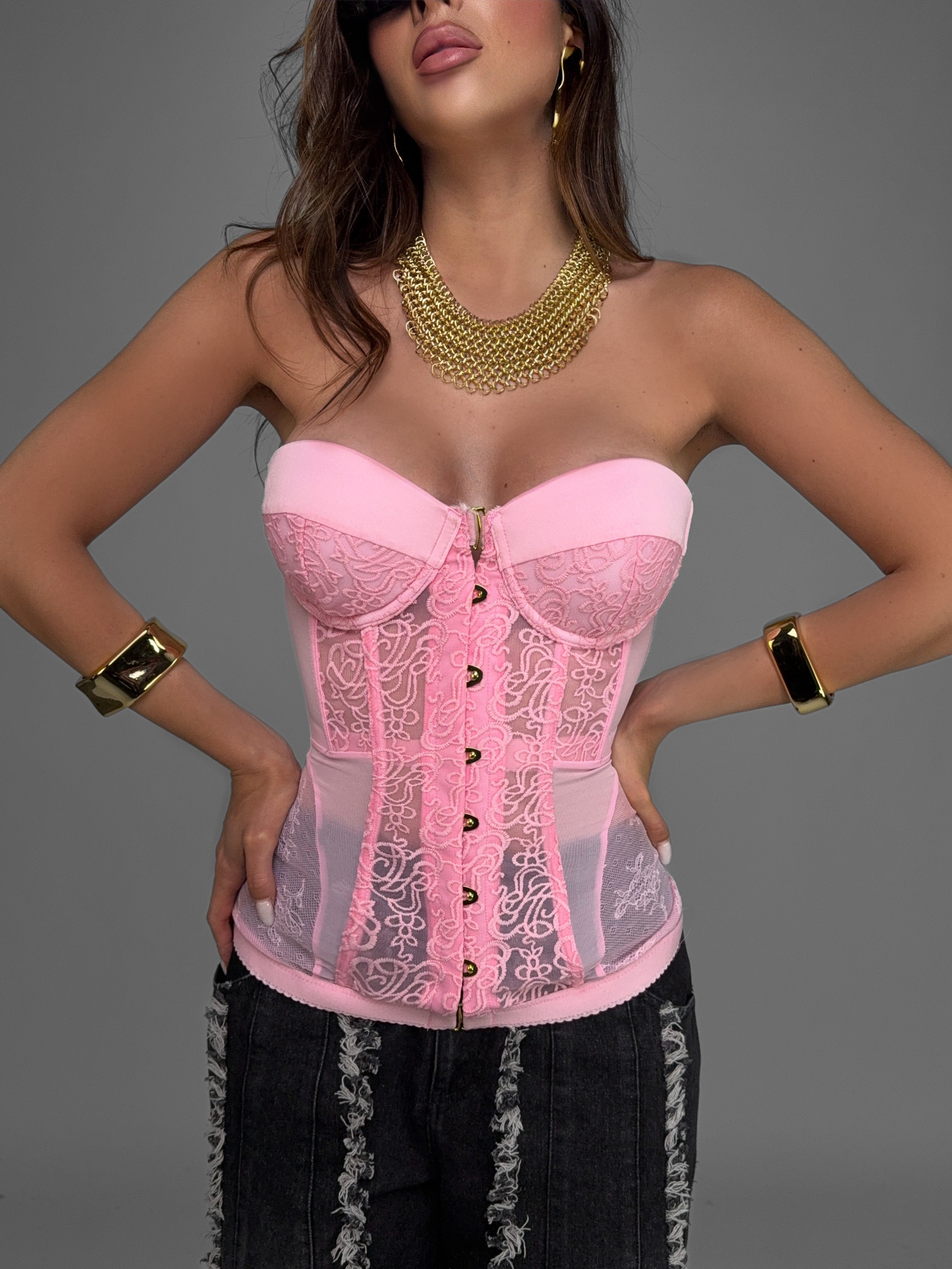 Bustino Glamour-Pink