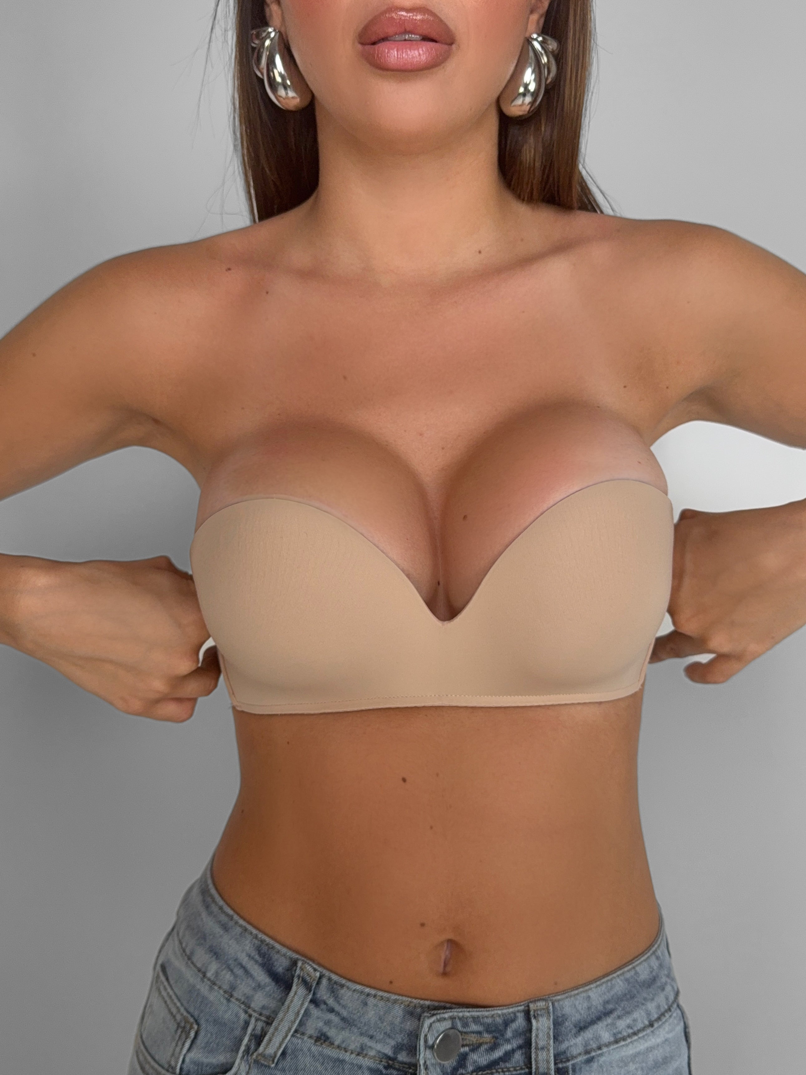 Reggiseno Fascia Extra Push Up-Skin