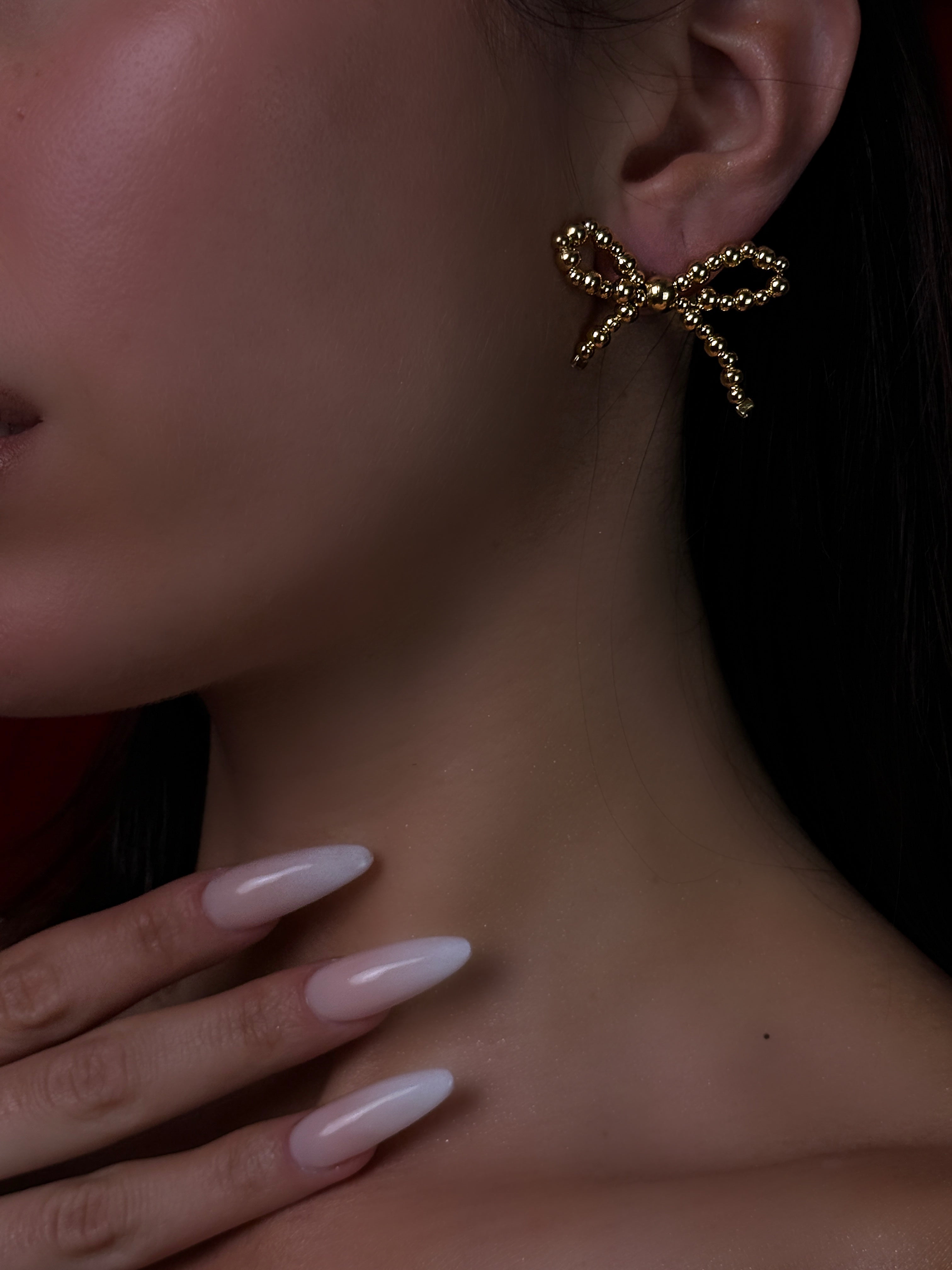 Orecchini Pearl Flake - Gold