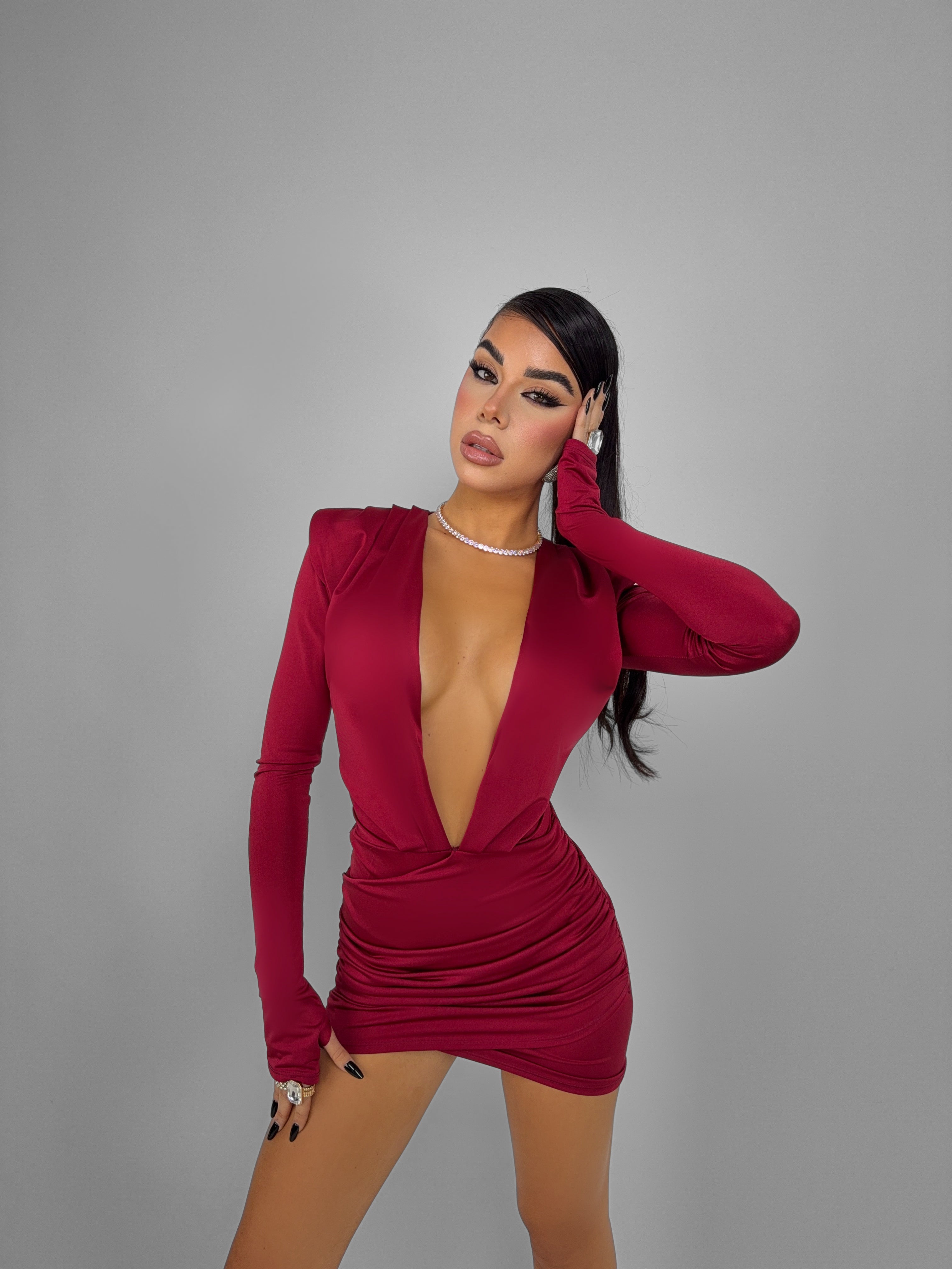 Abito Temptation - Cherry red