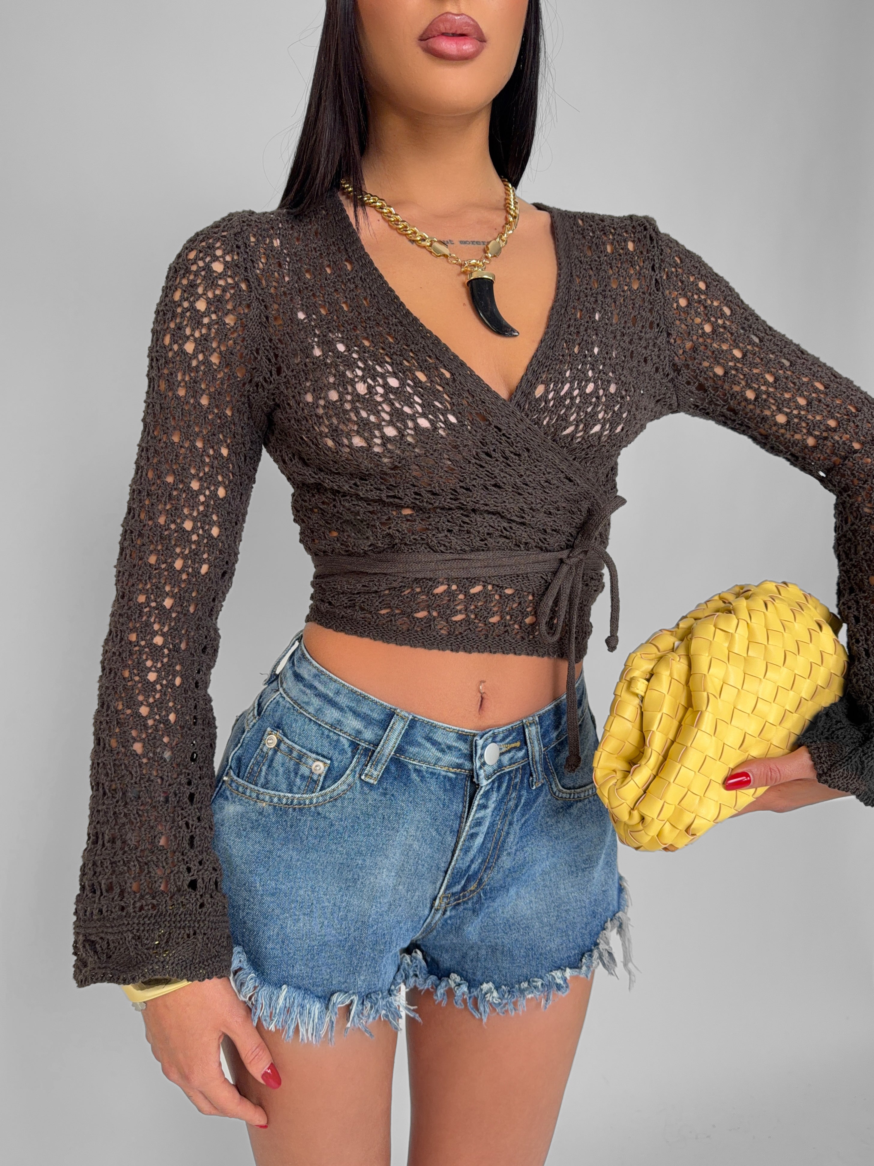Top Lacy-Brown