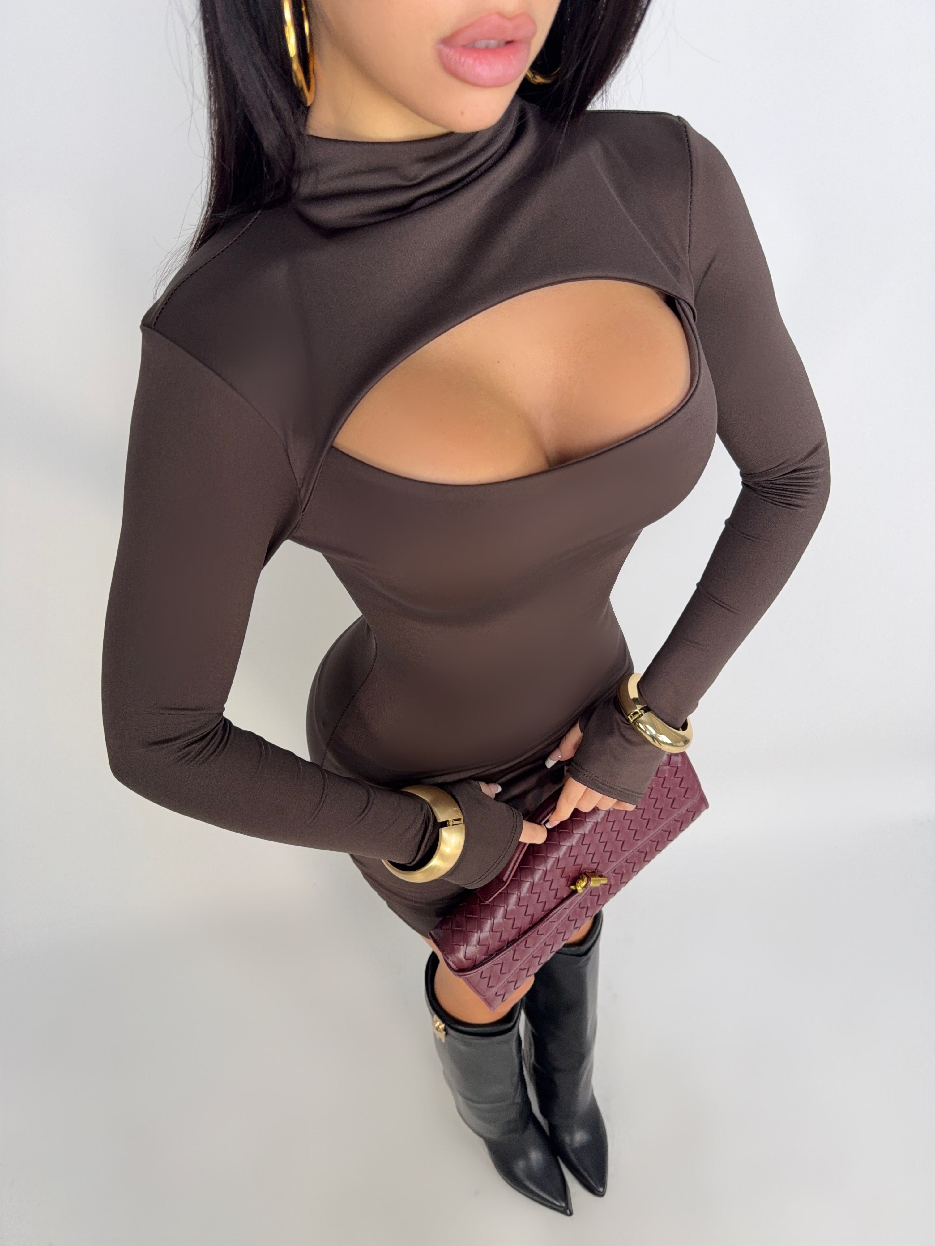 Abito Perfect Edit-Brown