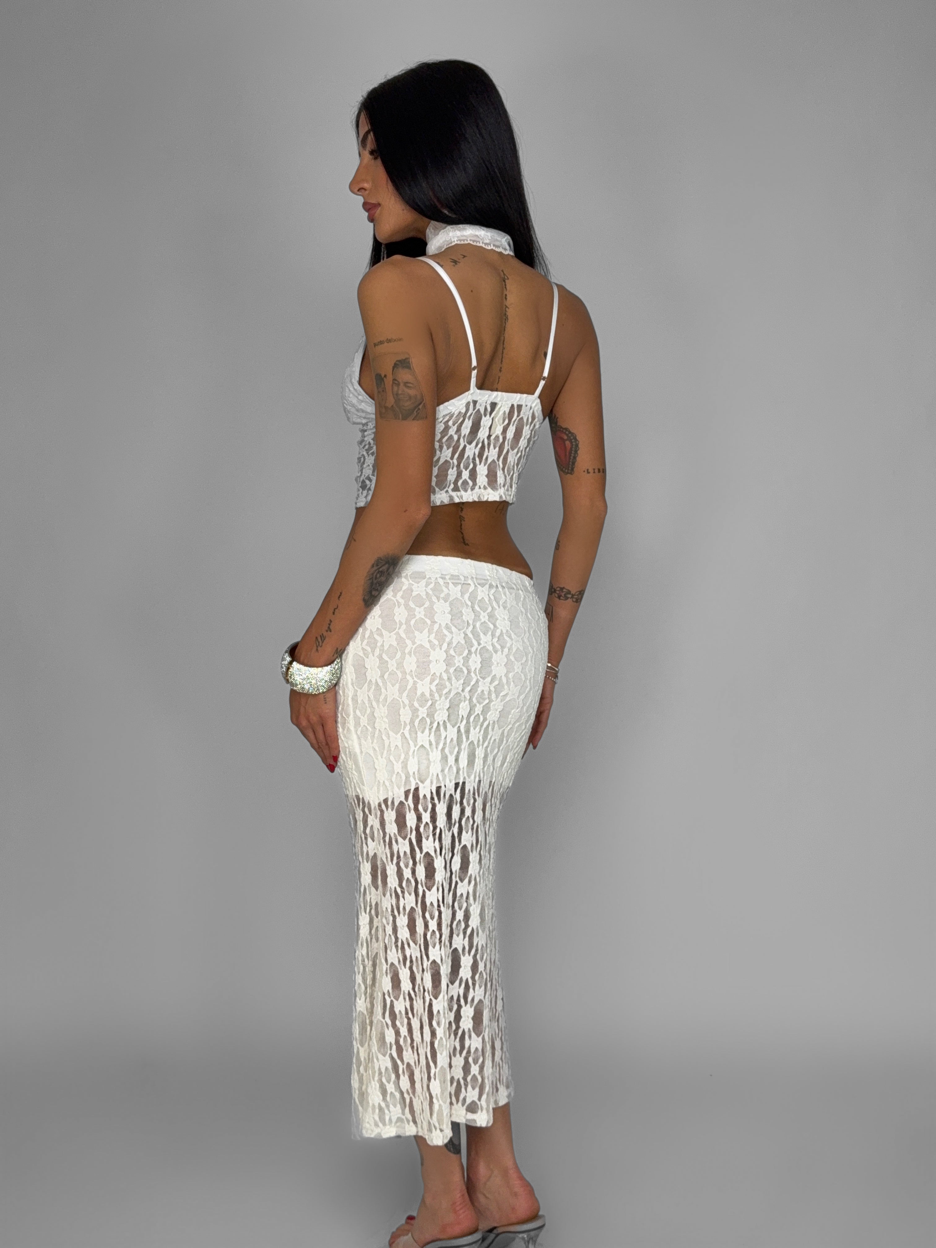 Completo Lace Poise-White