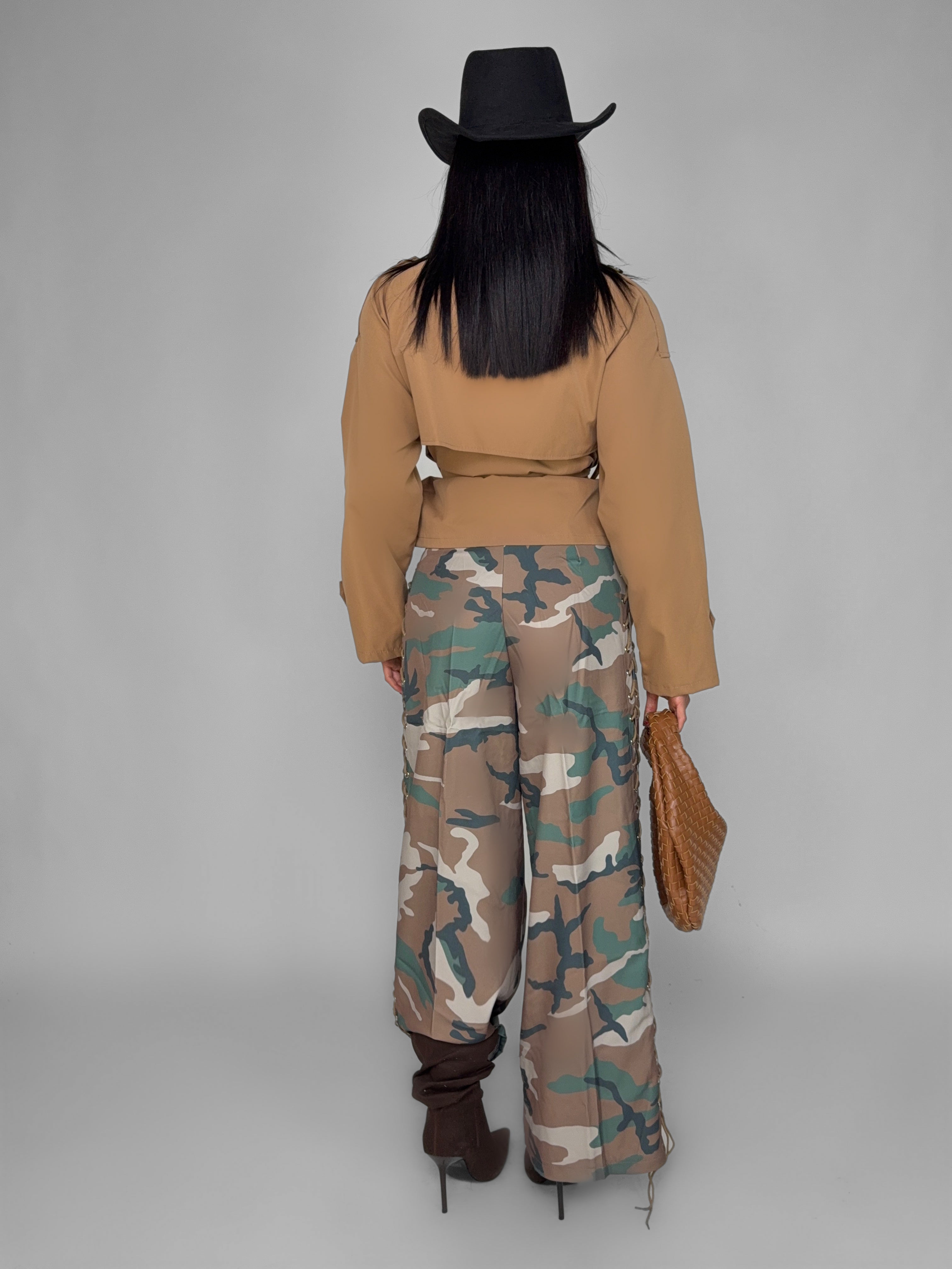 Pantalone Military Detail