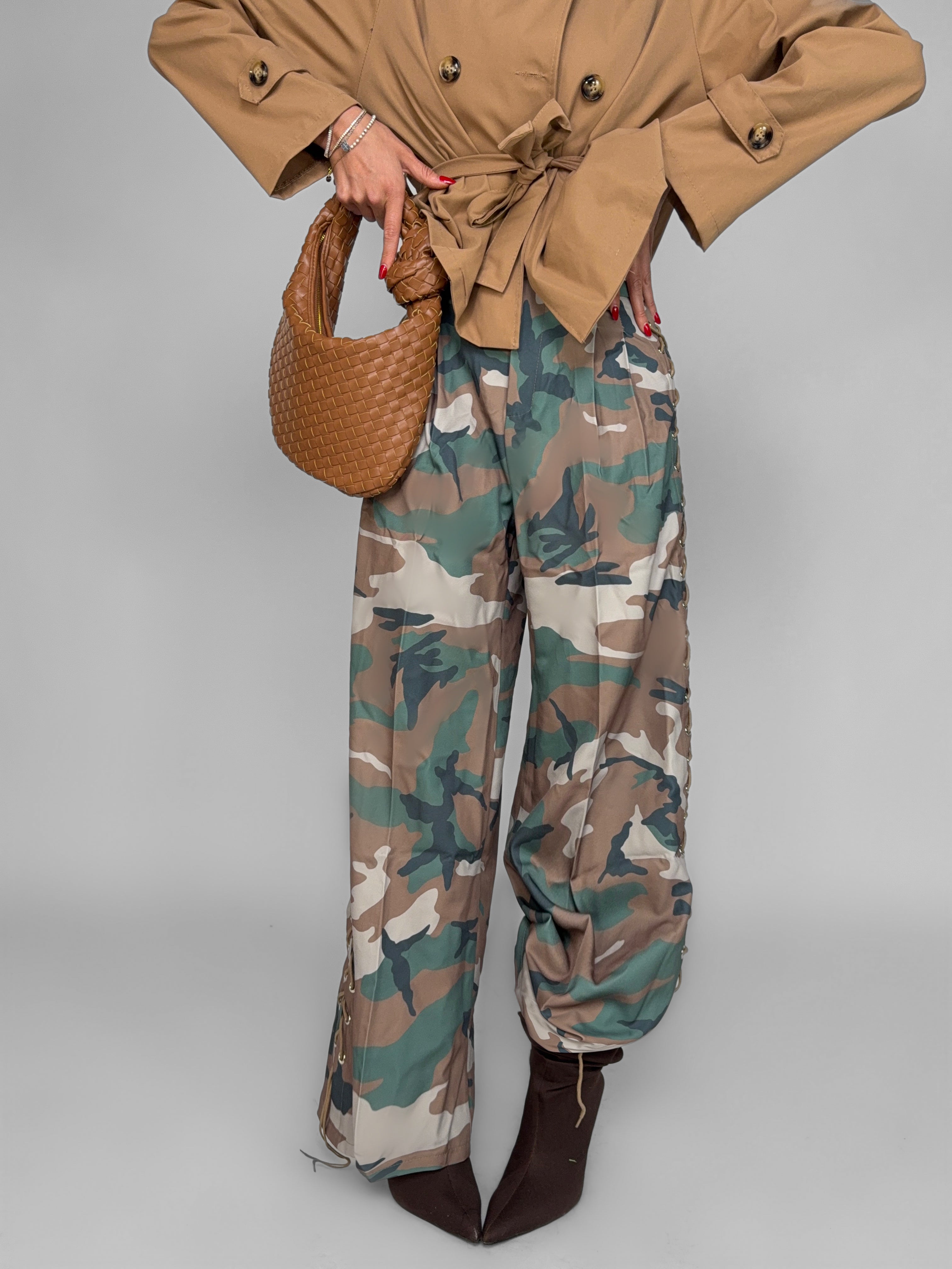 Pantalone Military Detail