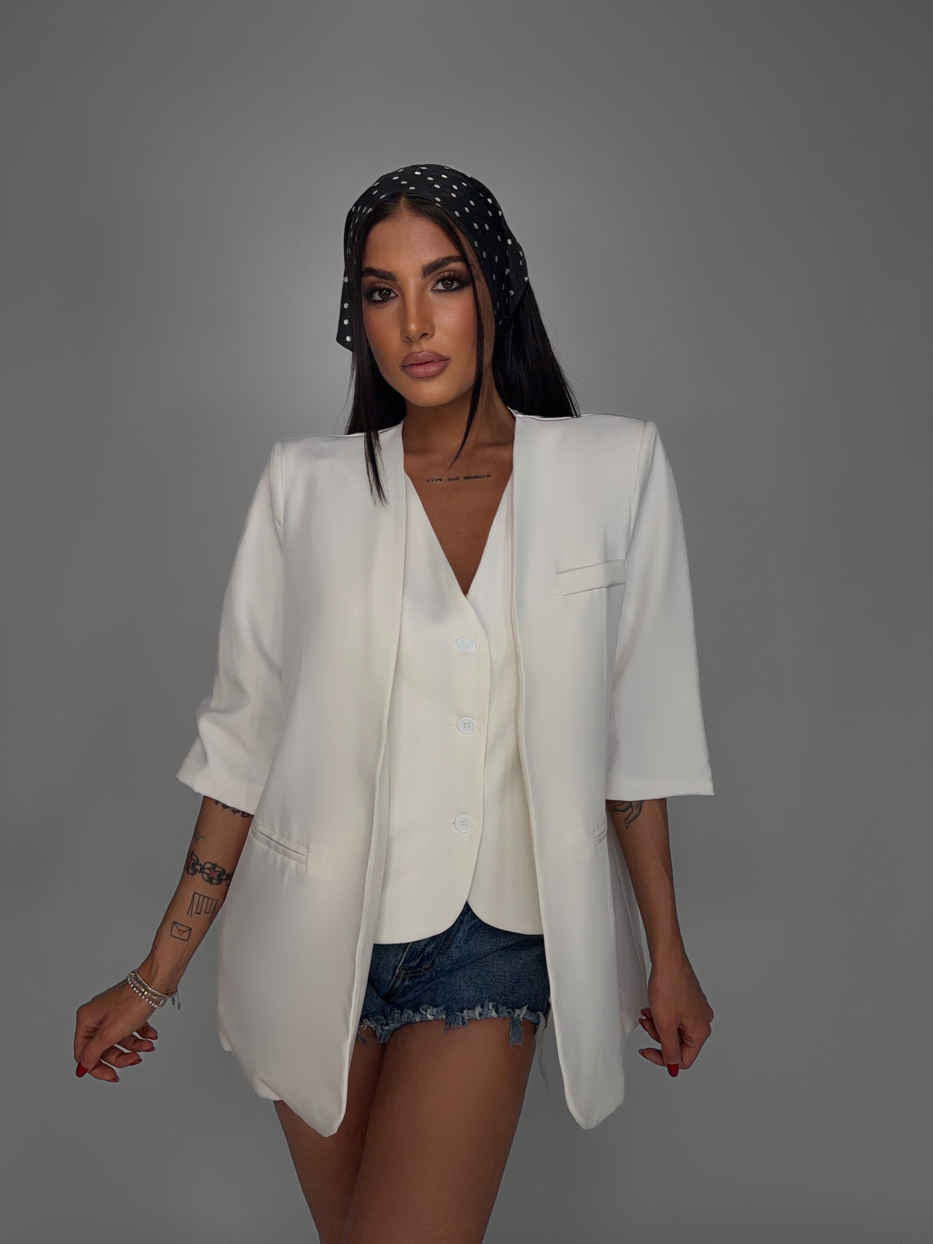 Blazer Smooth-White