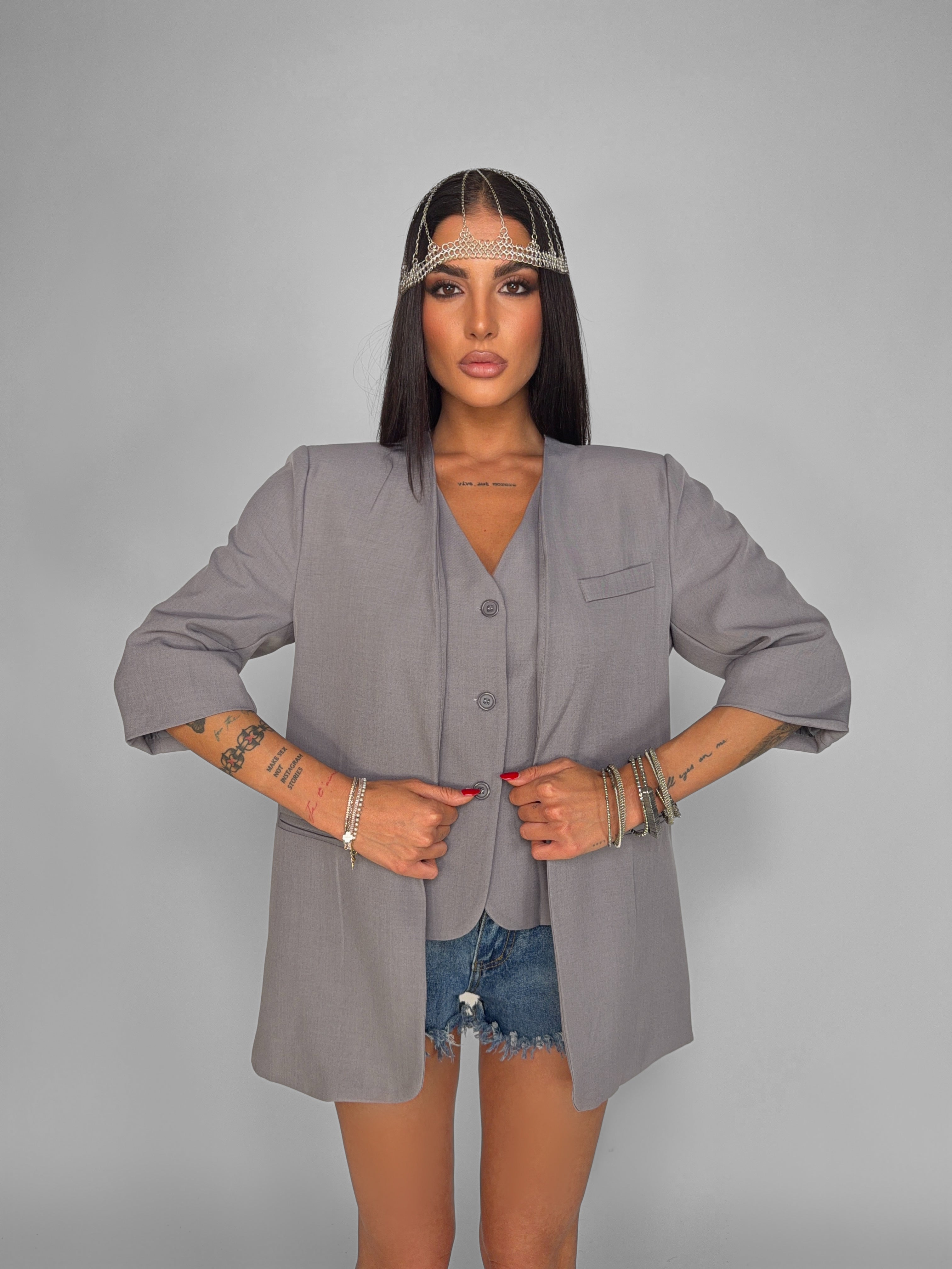 Blazer Smooth-Grey