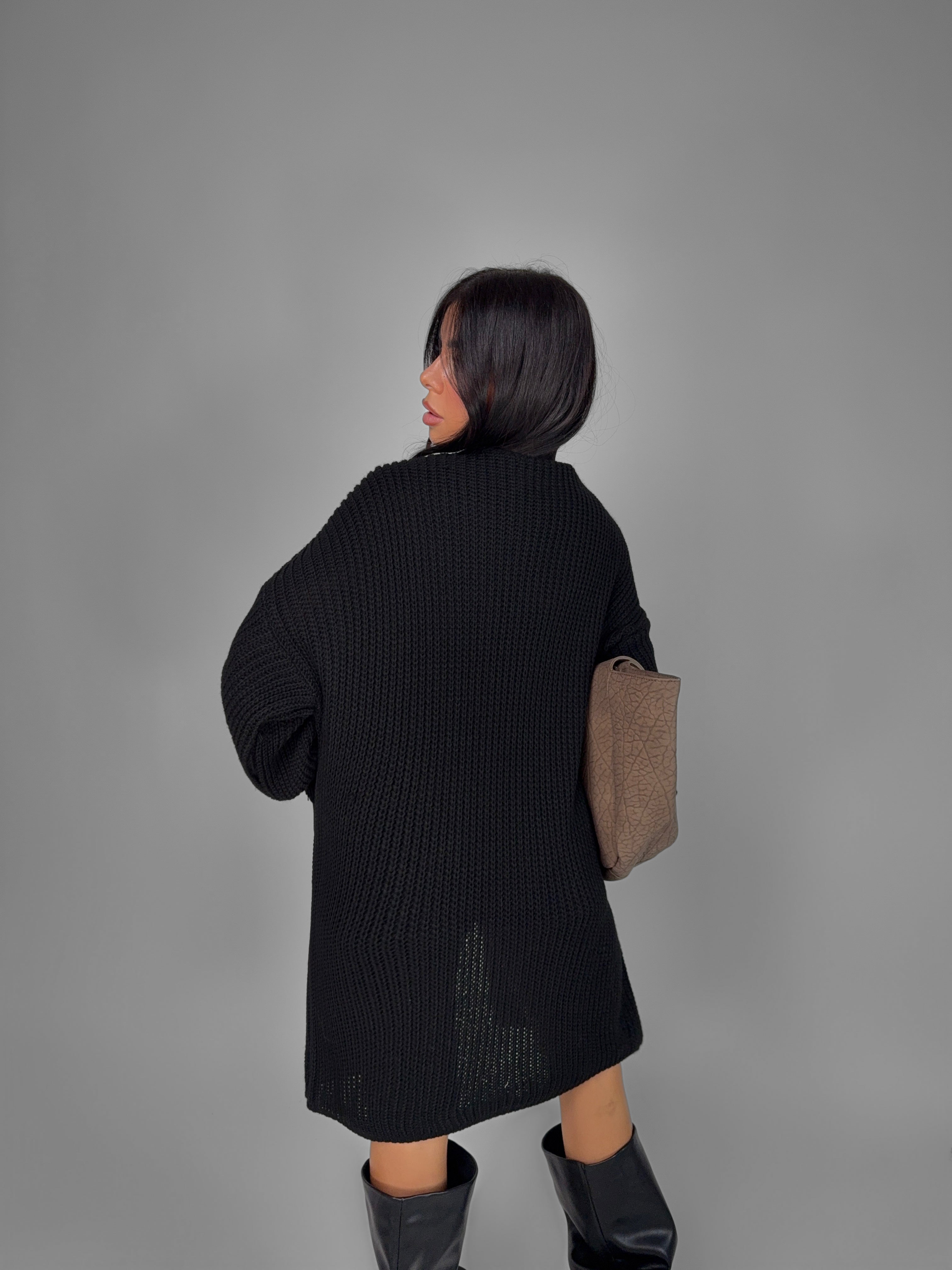 Maxi Cardigan Cable