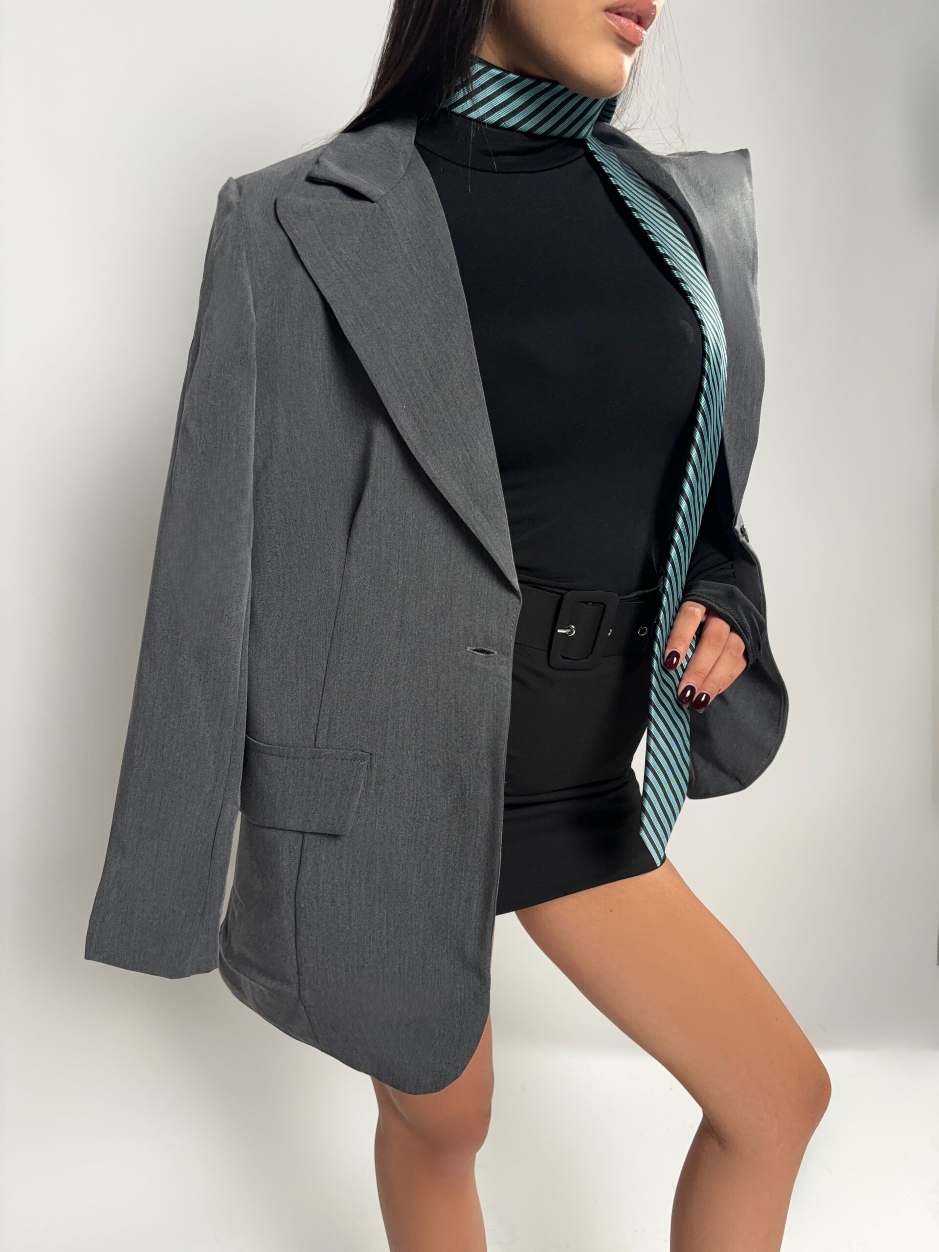 Giacca Boyfriend  - Grey