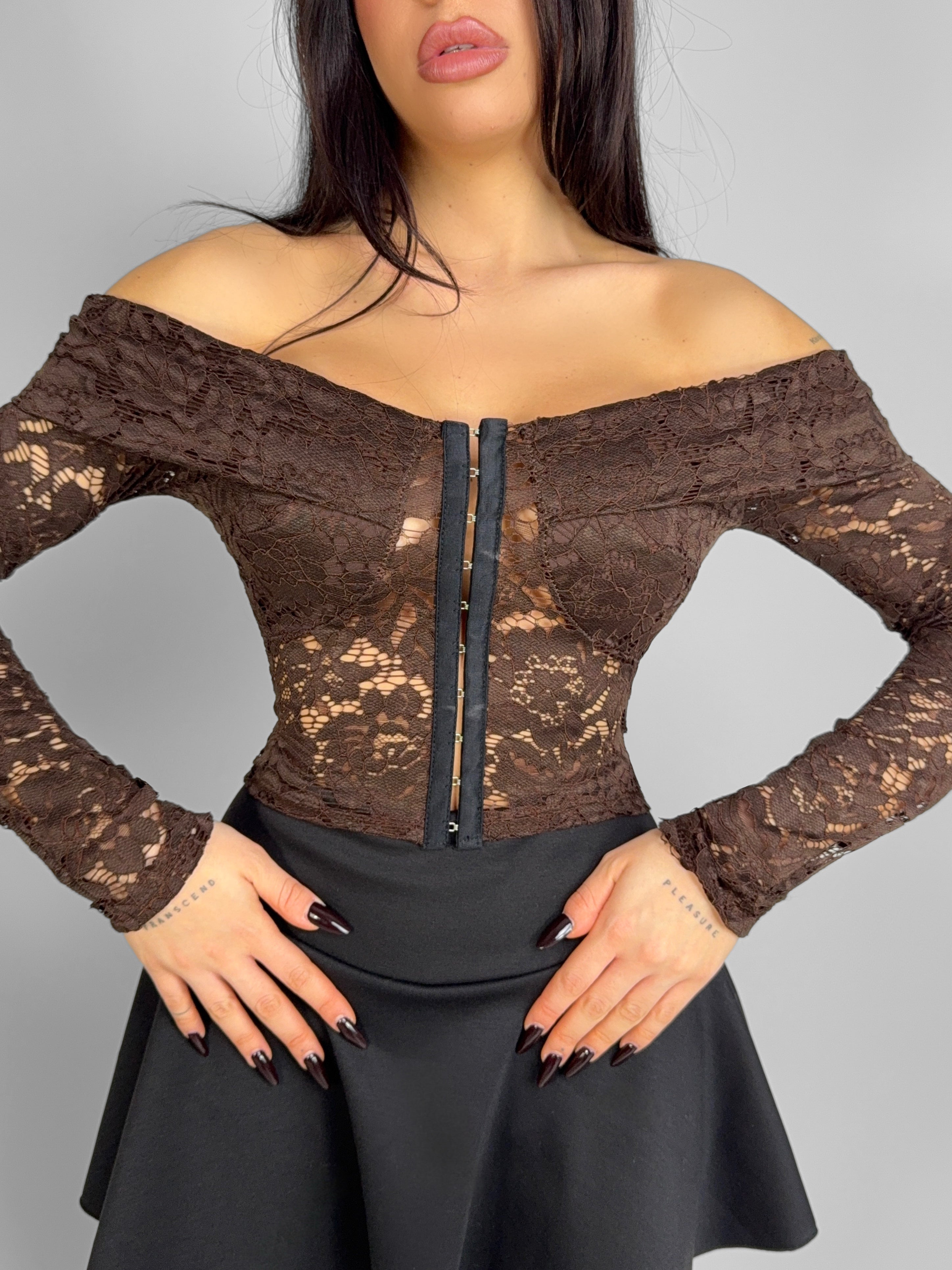 Maglia Corsetry Lace
