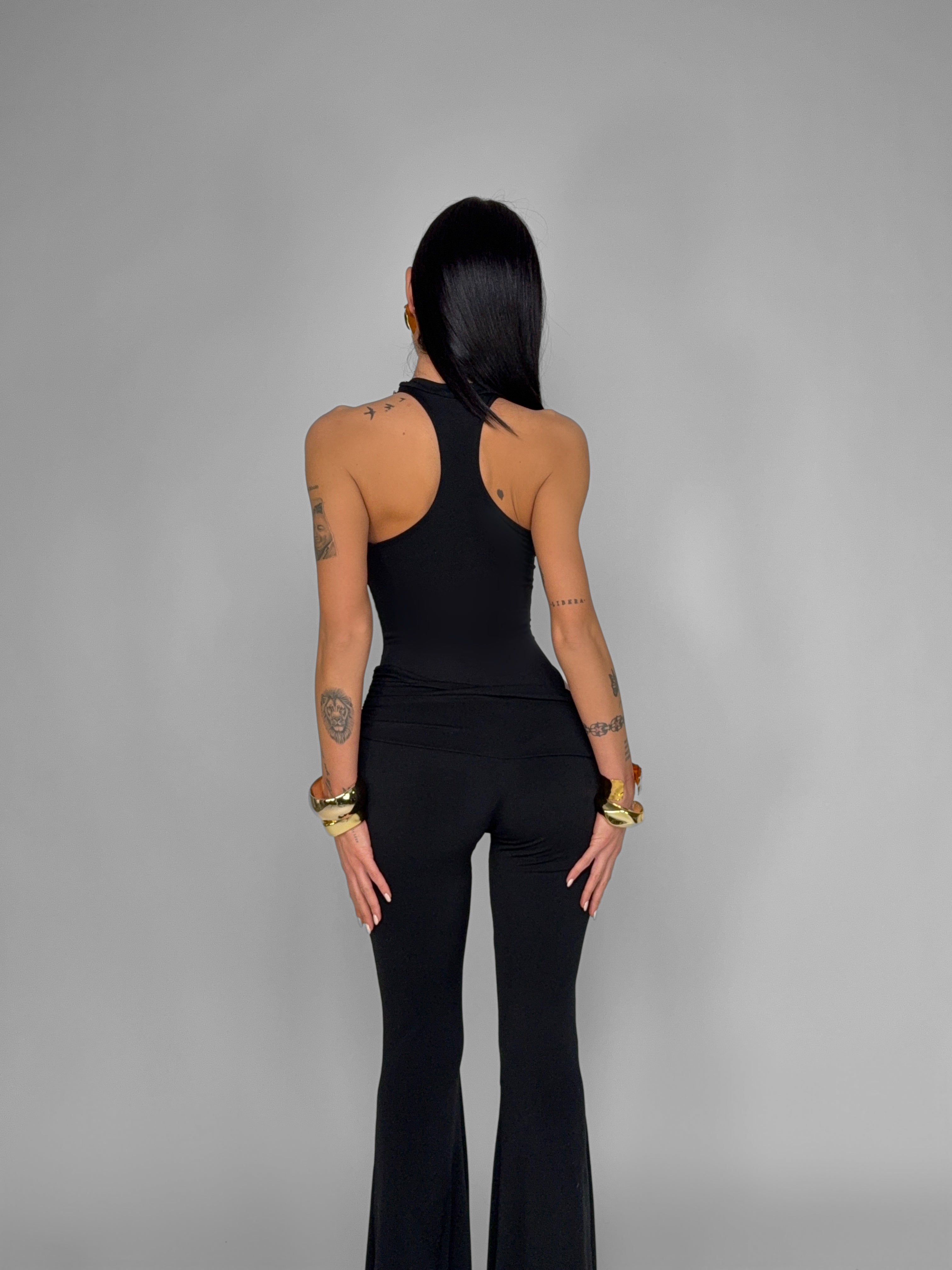 Tuta Long Sleeve-Black