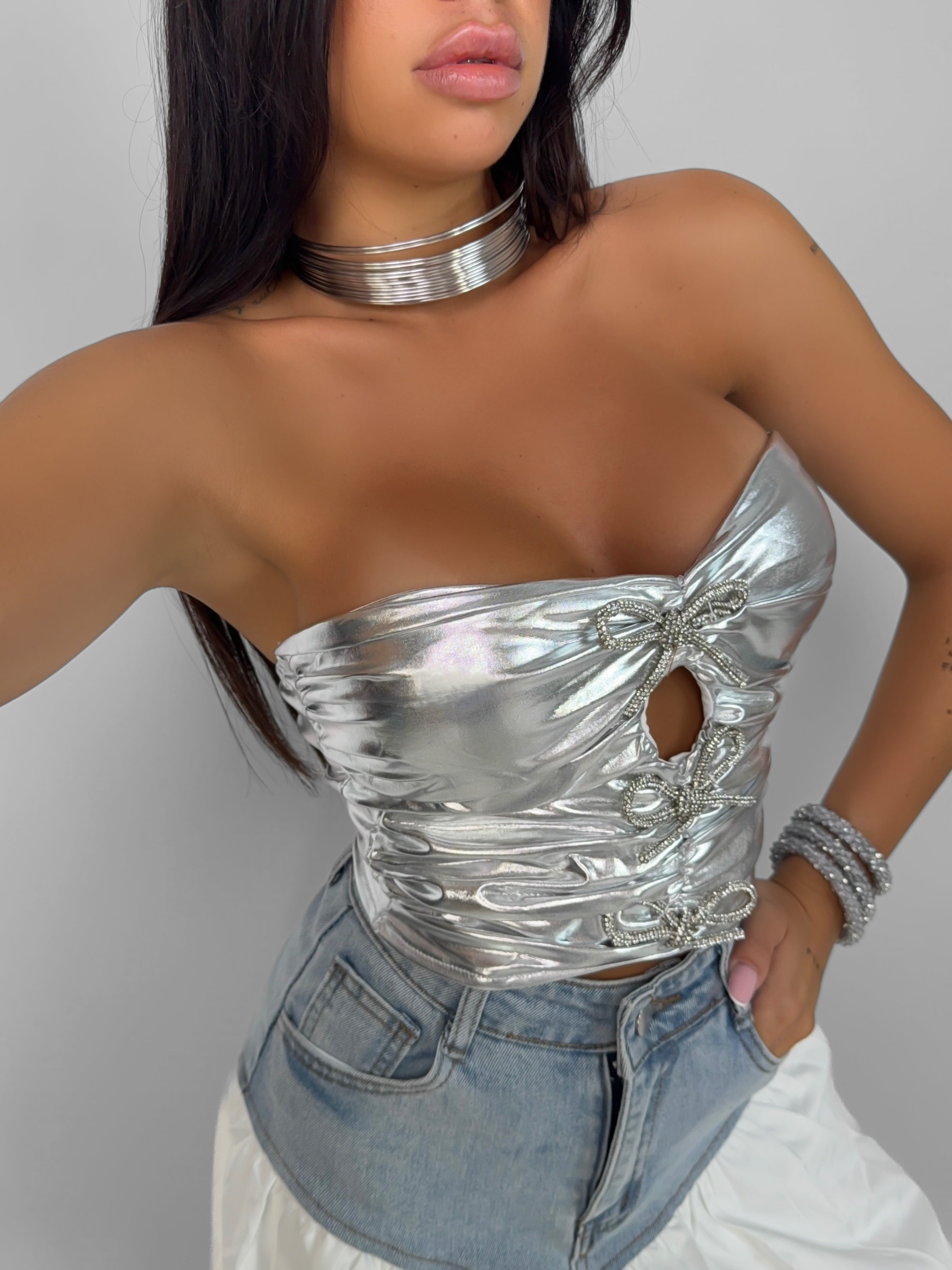 Top Metallic Flock