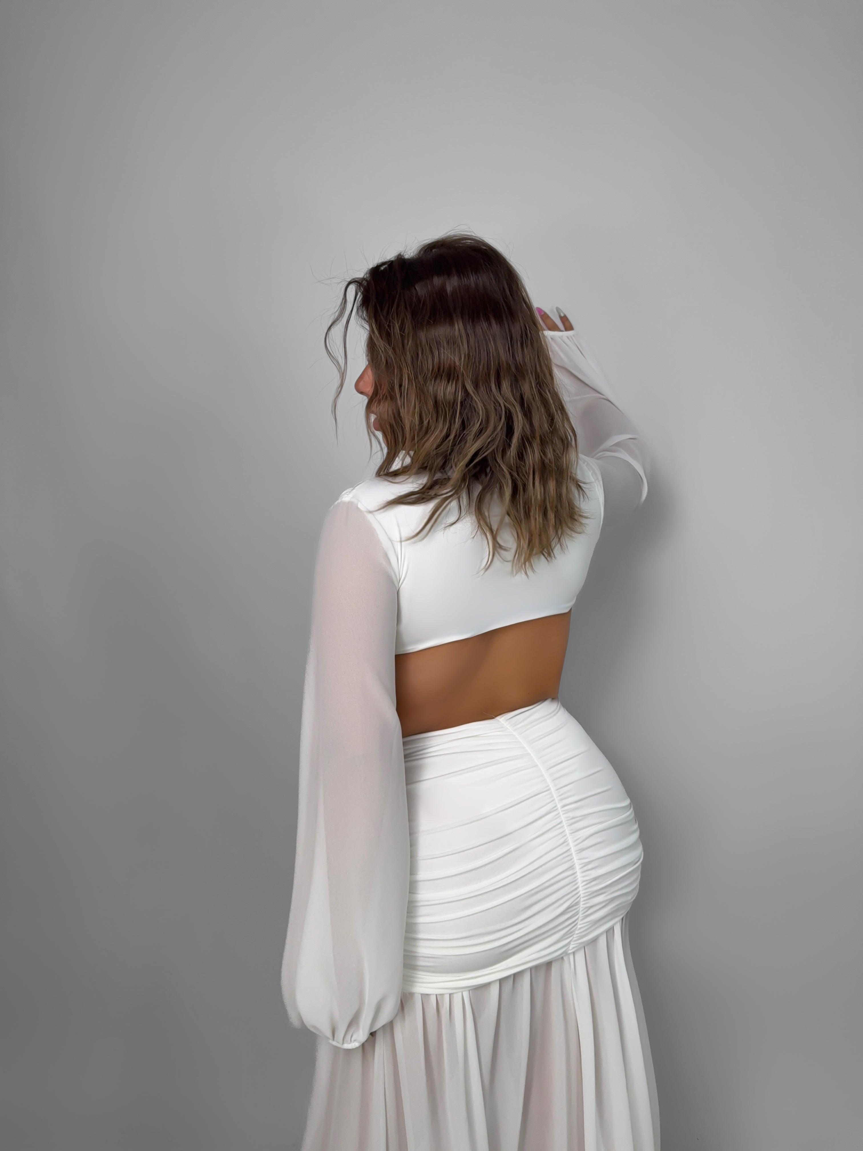 CURVY FIT - Abito Dafne - White