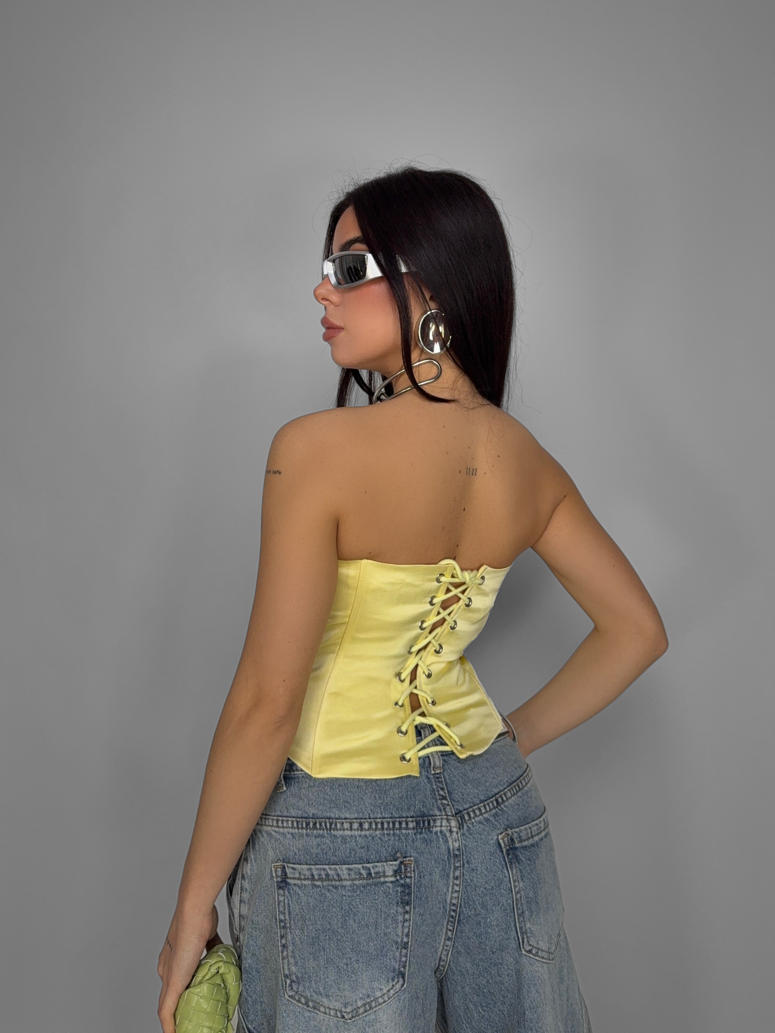 Corset Bare Form-Yellow