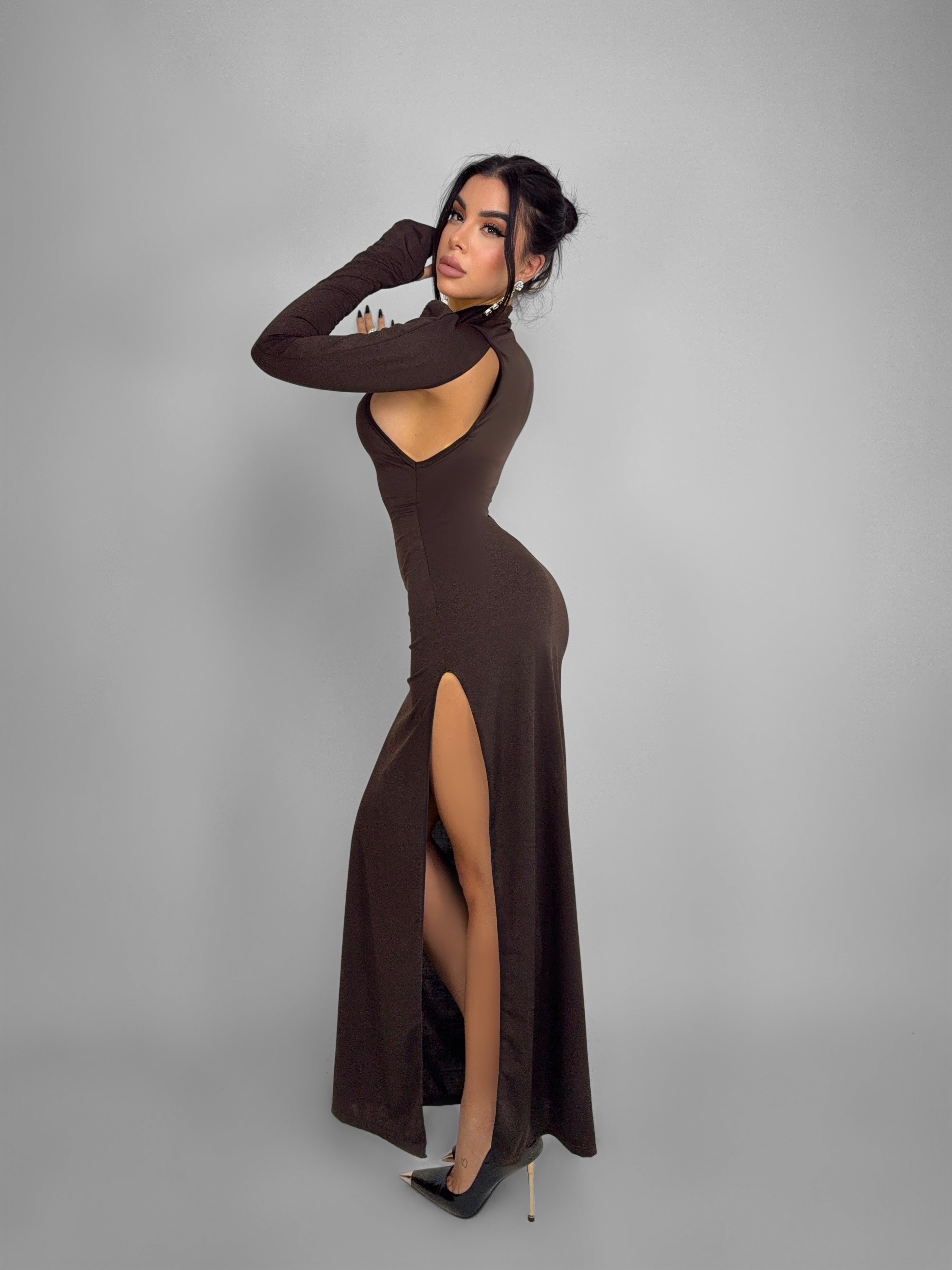 Abito Night Angel-Brown