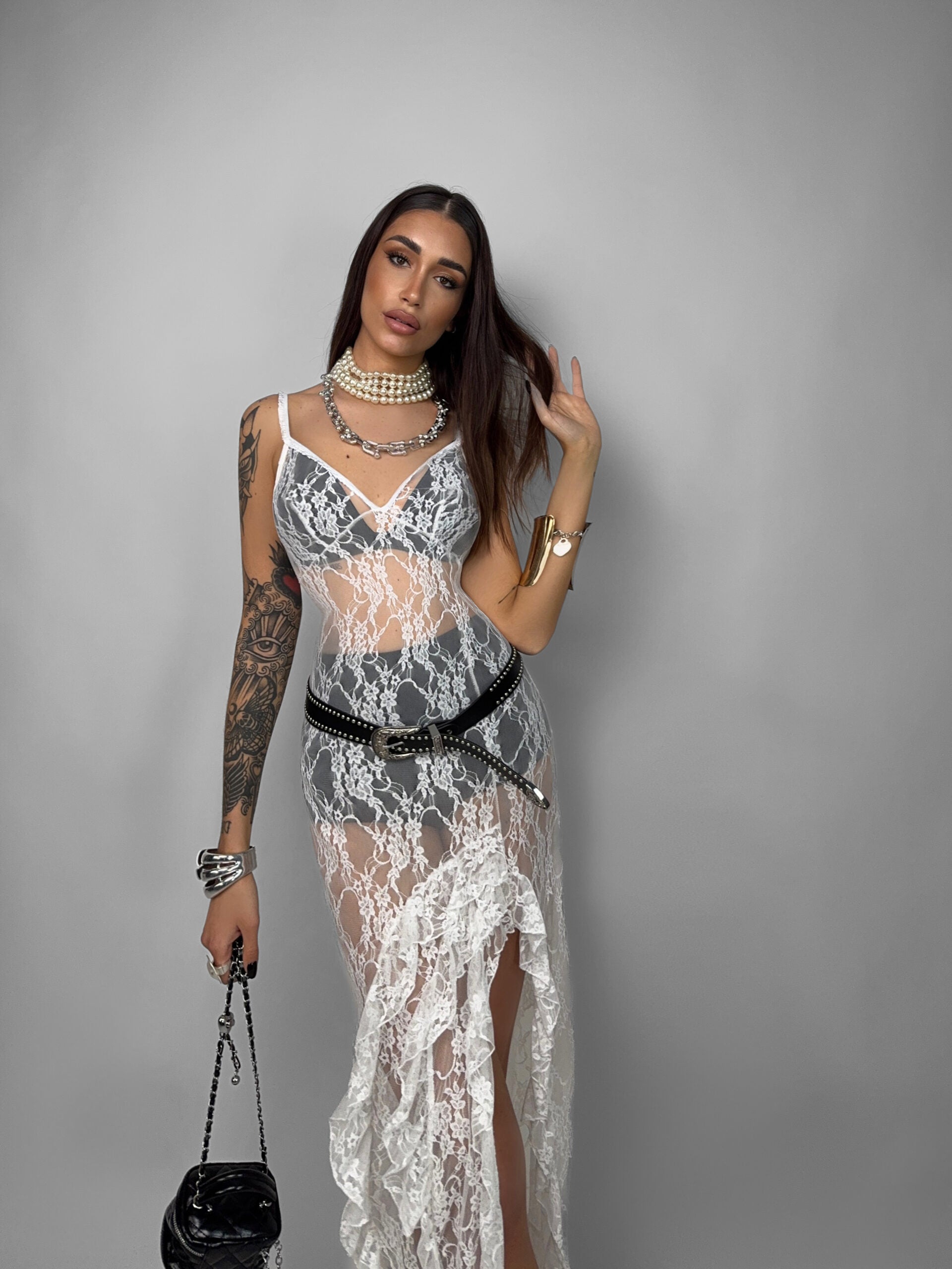 Abito Transparenty Lace