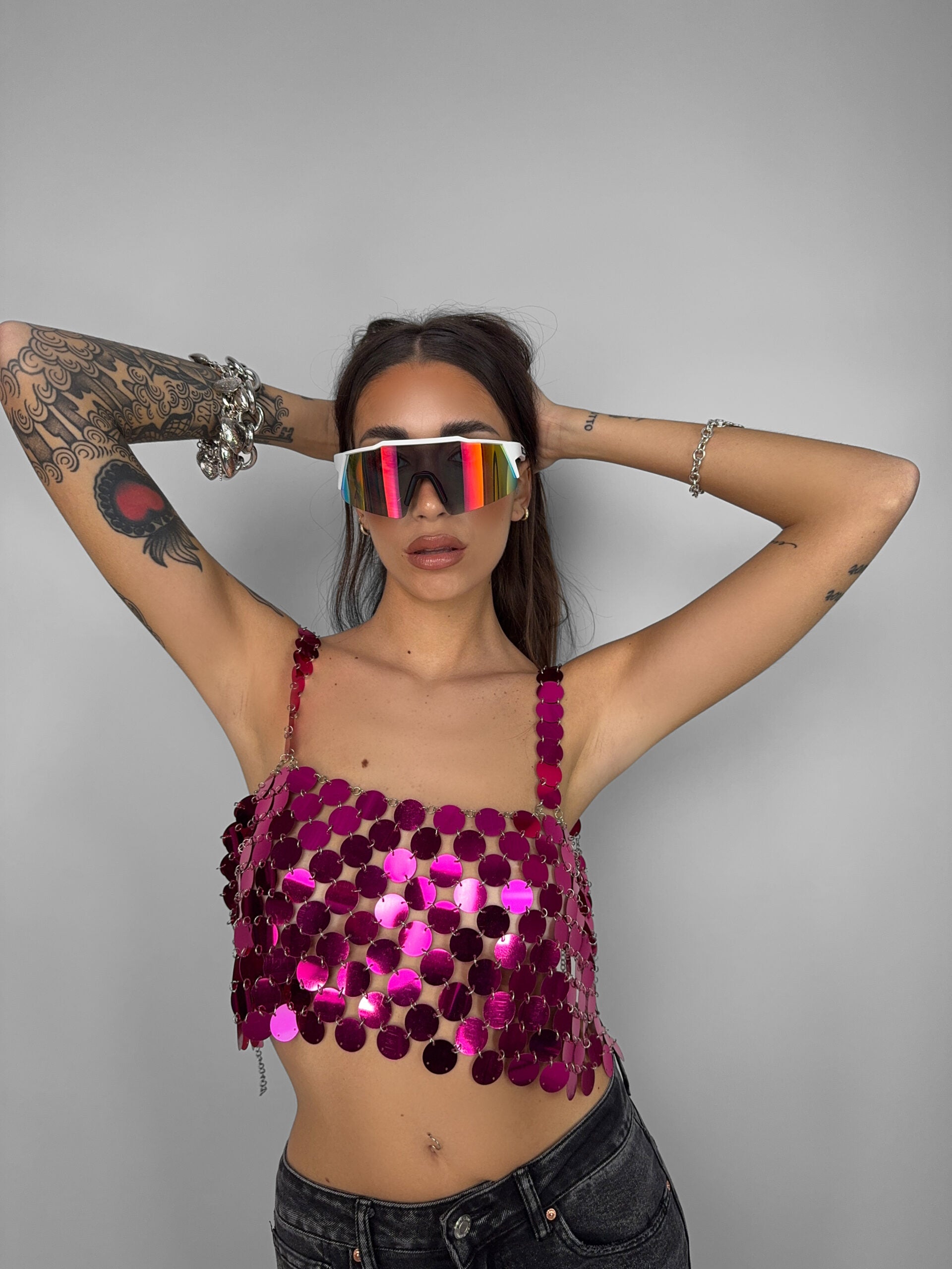 Top Mirrow - Fucsia