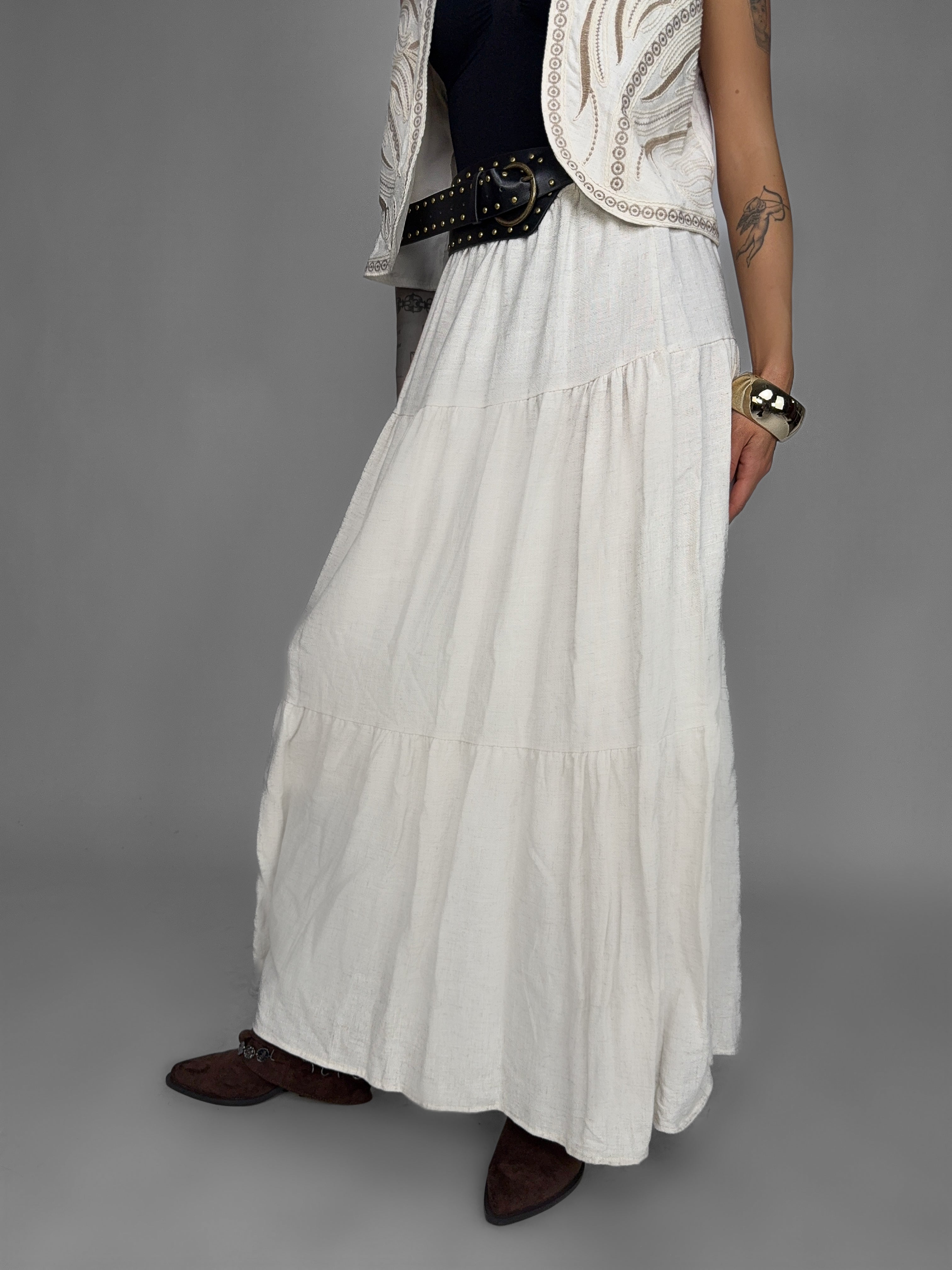 Long Sand Skirt