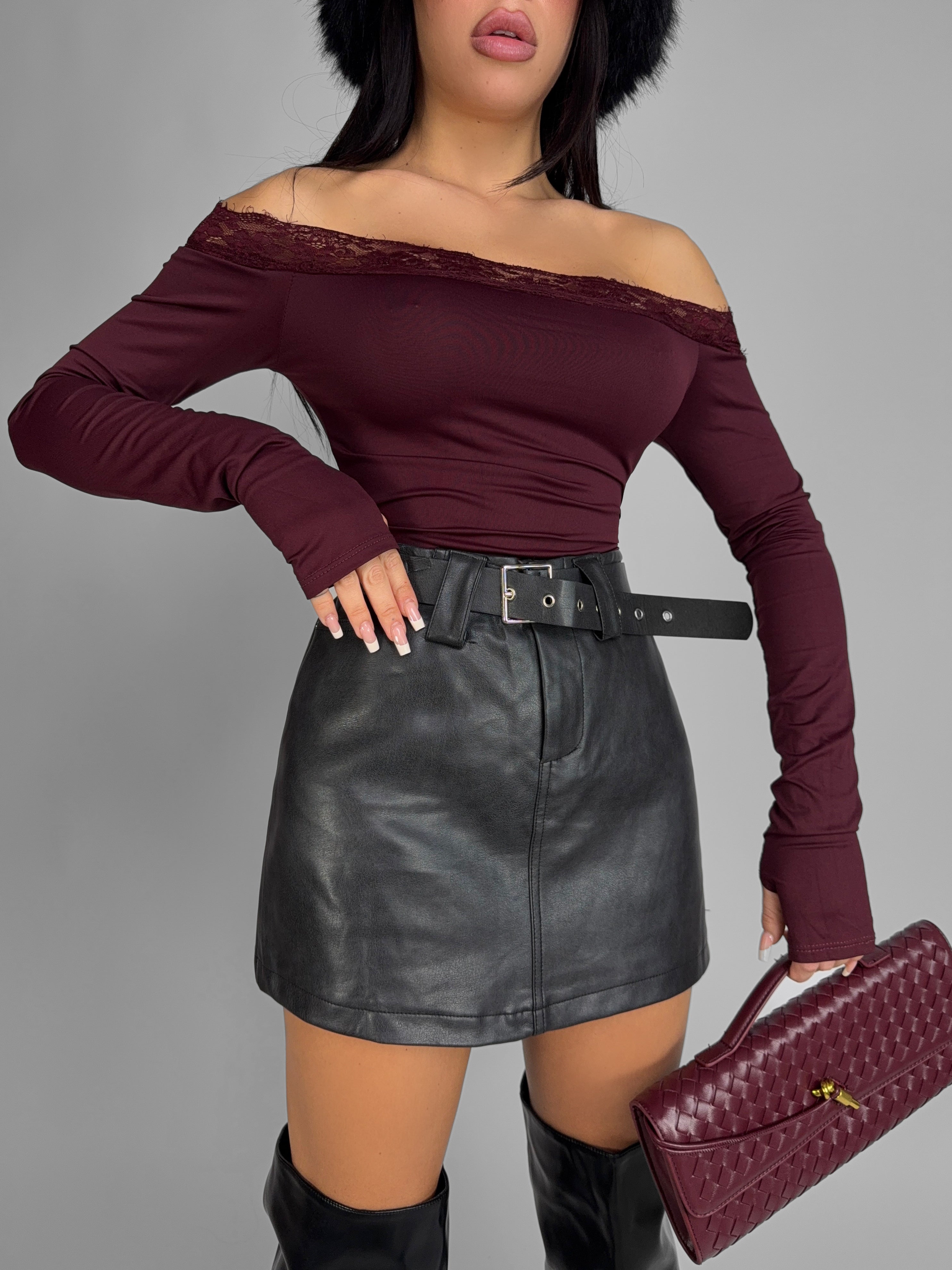 Pantagonna Matte Split-Black