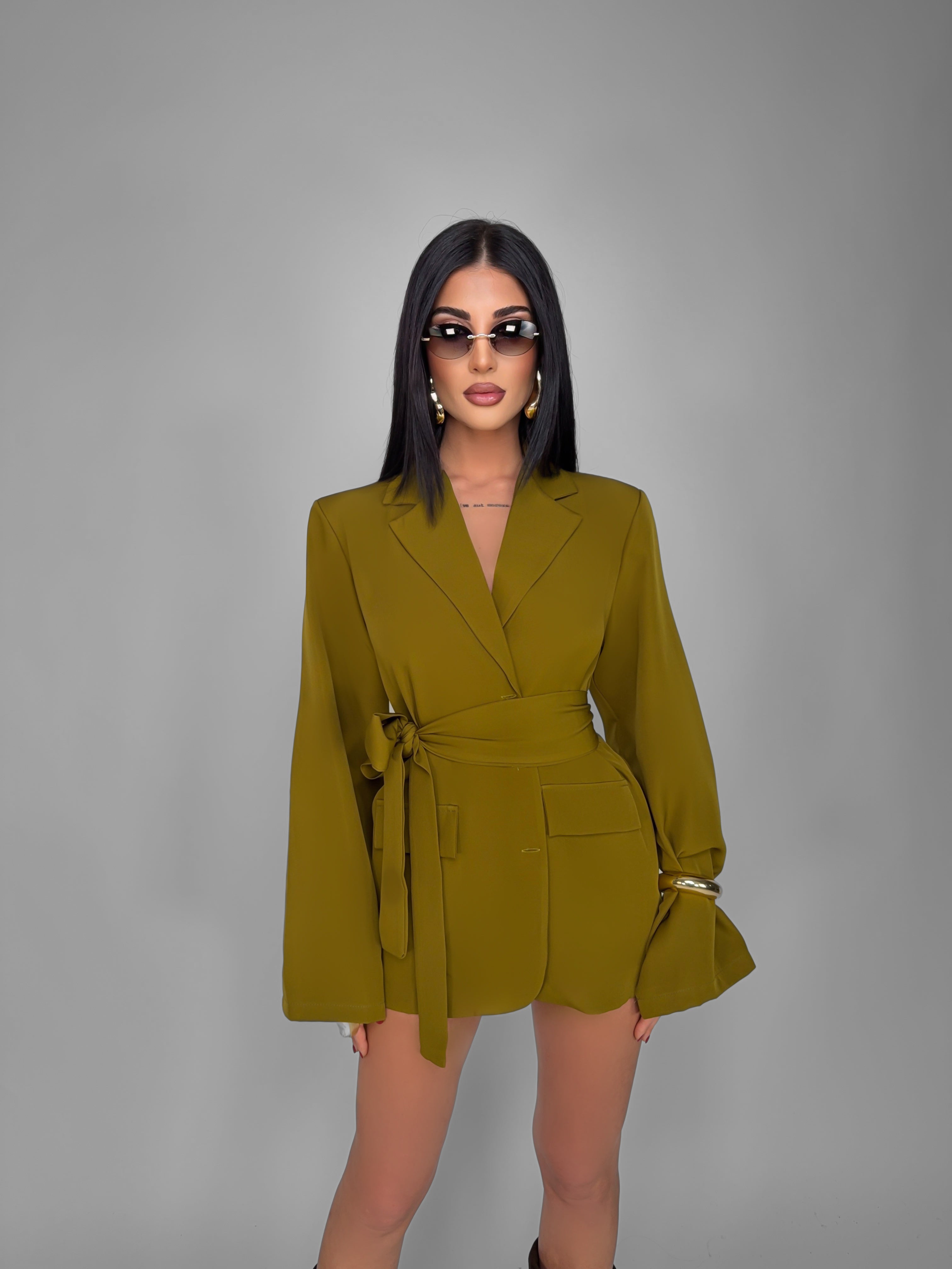 Abito/Giacca  Wrap-Green