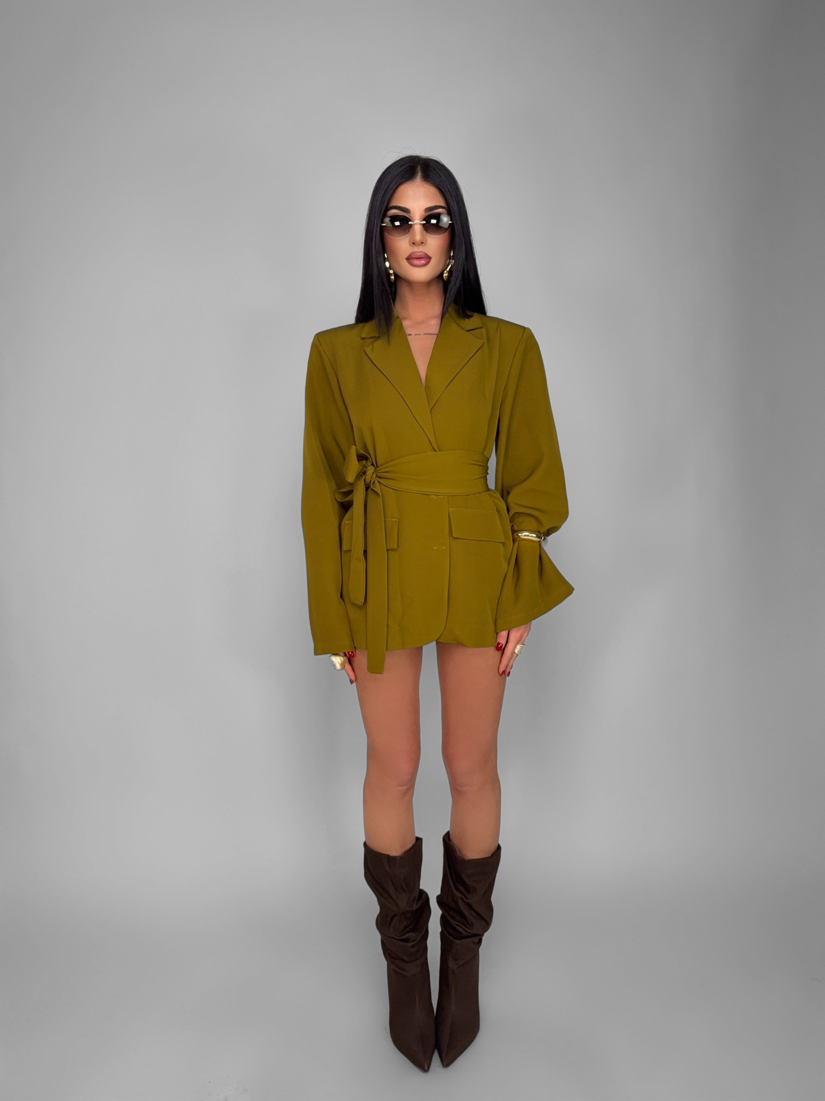 Abito/Giacca  Wrap-Green